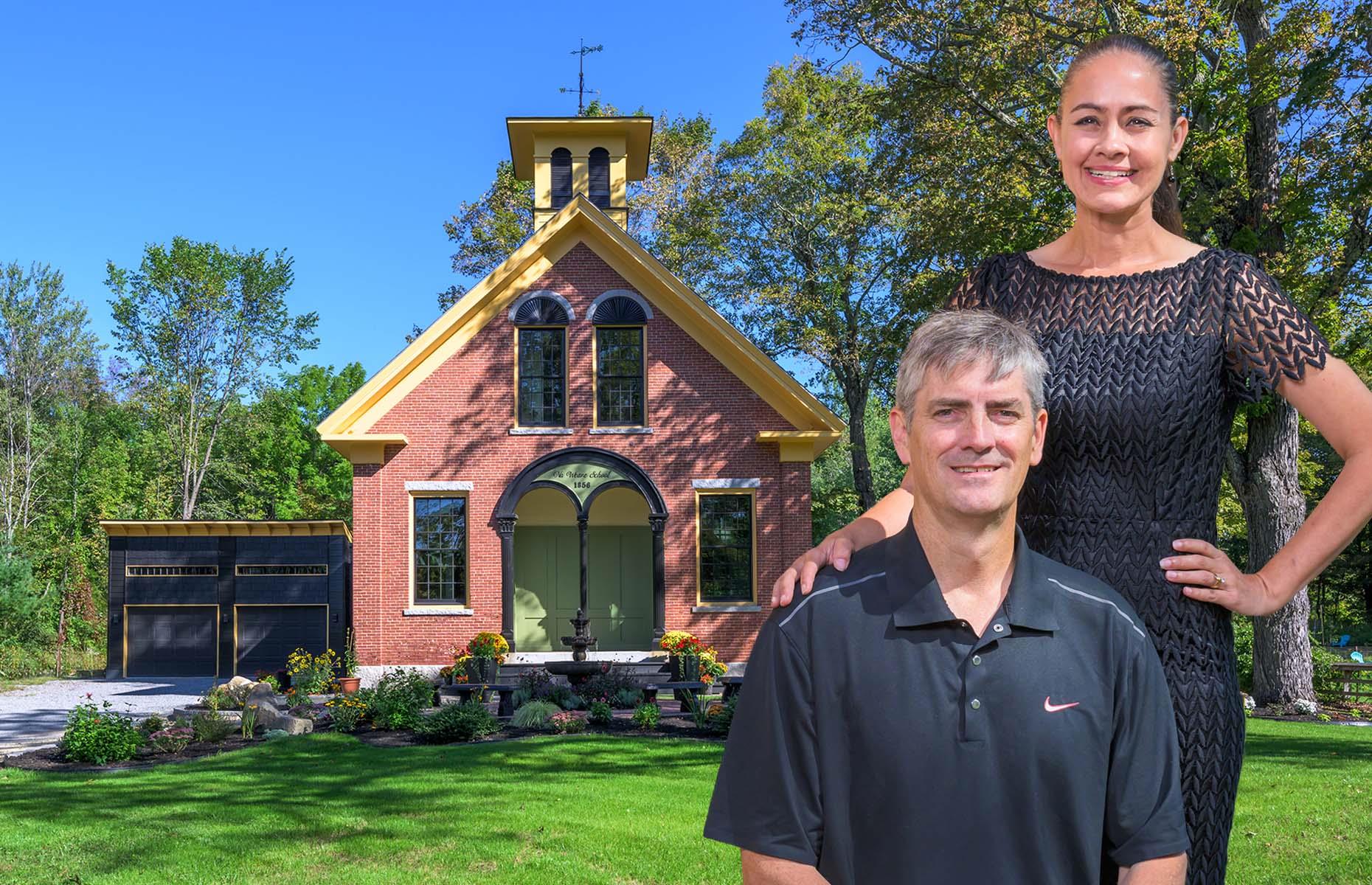 From schoolhouse, to stunning home