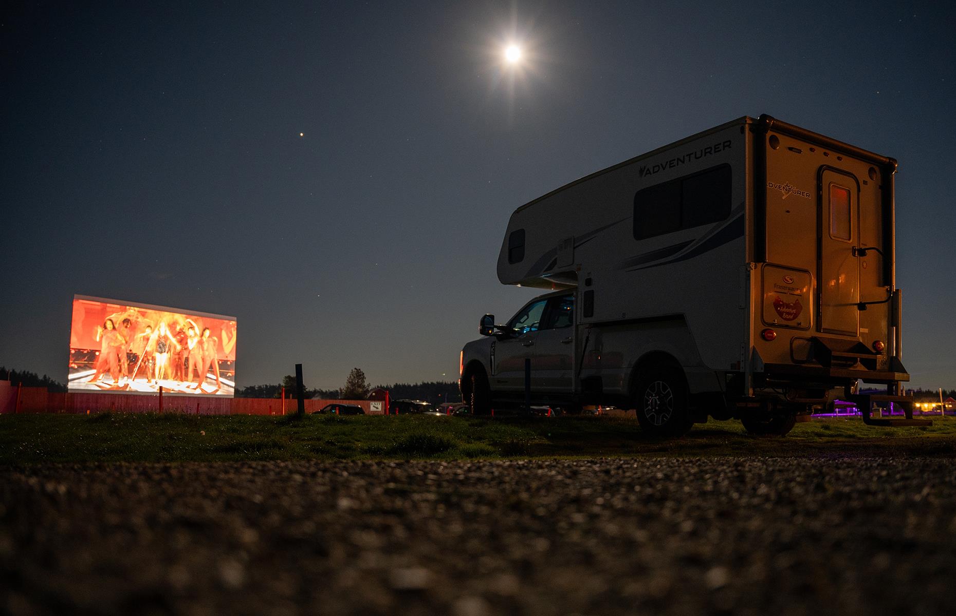 2. Blue Fox Drive-In Theater, Oak Harbor, Washington