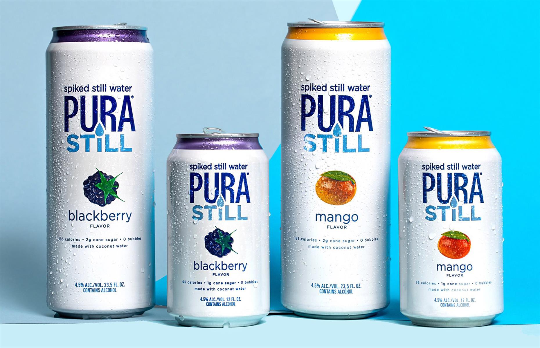 Flat alcoholic water