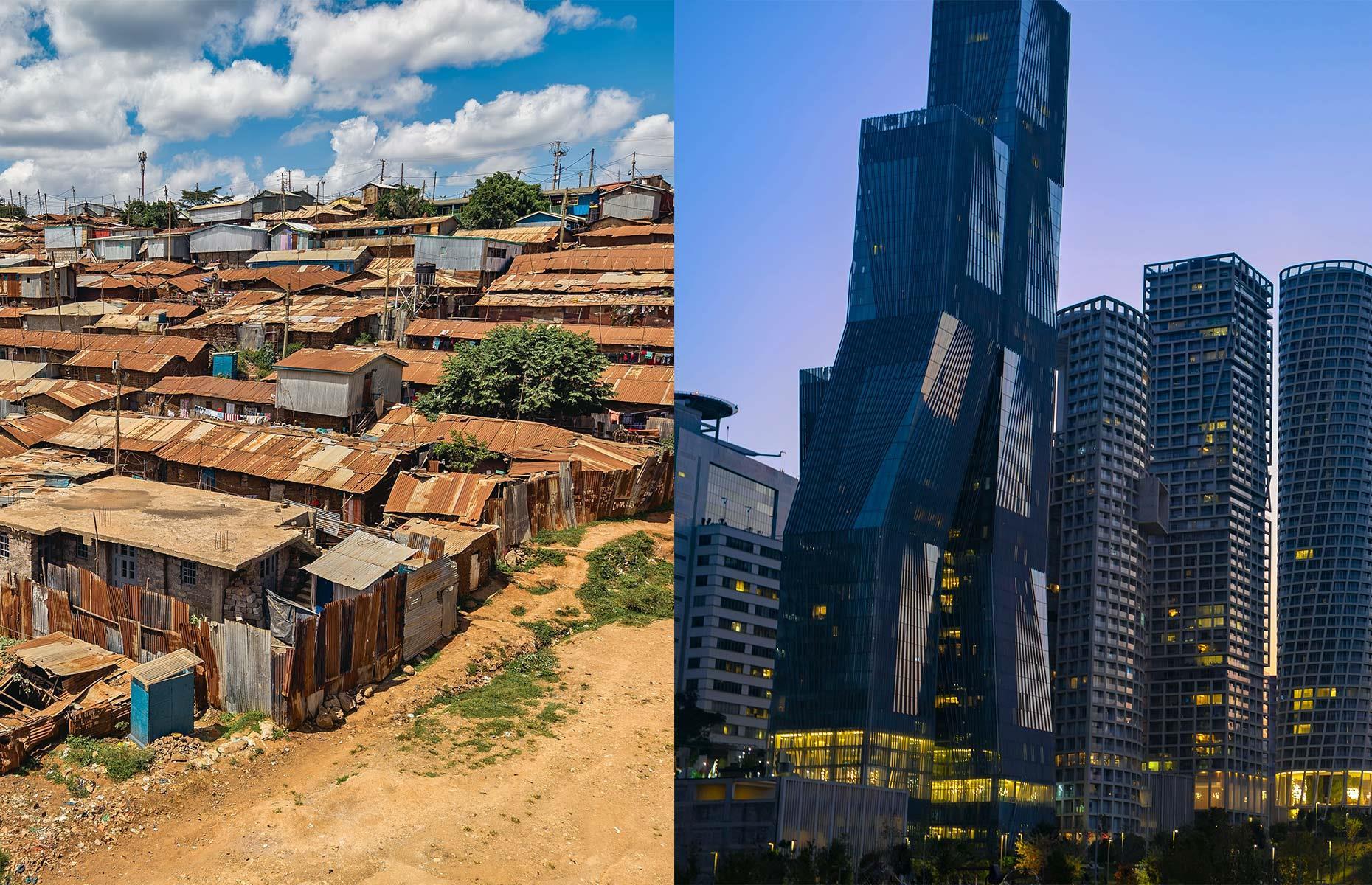 La disparidad entre ricos y pobres