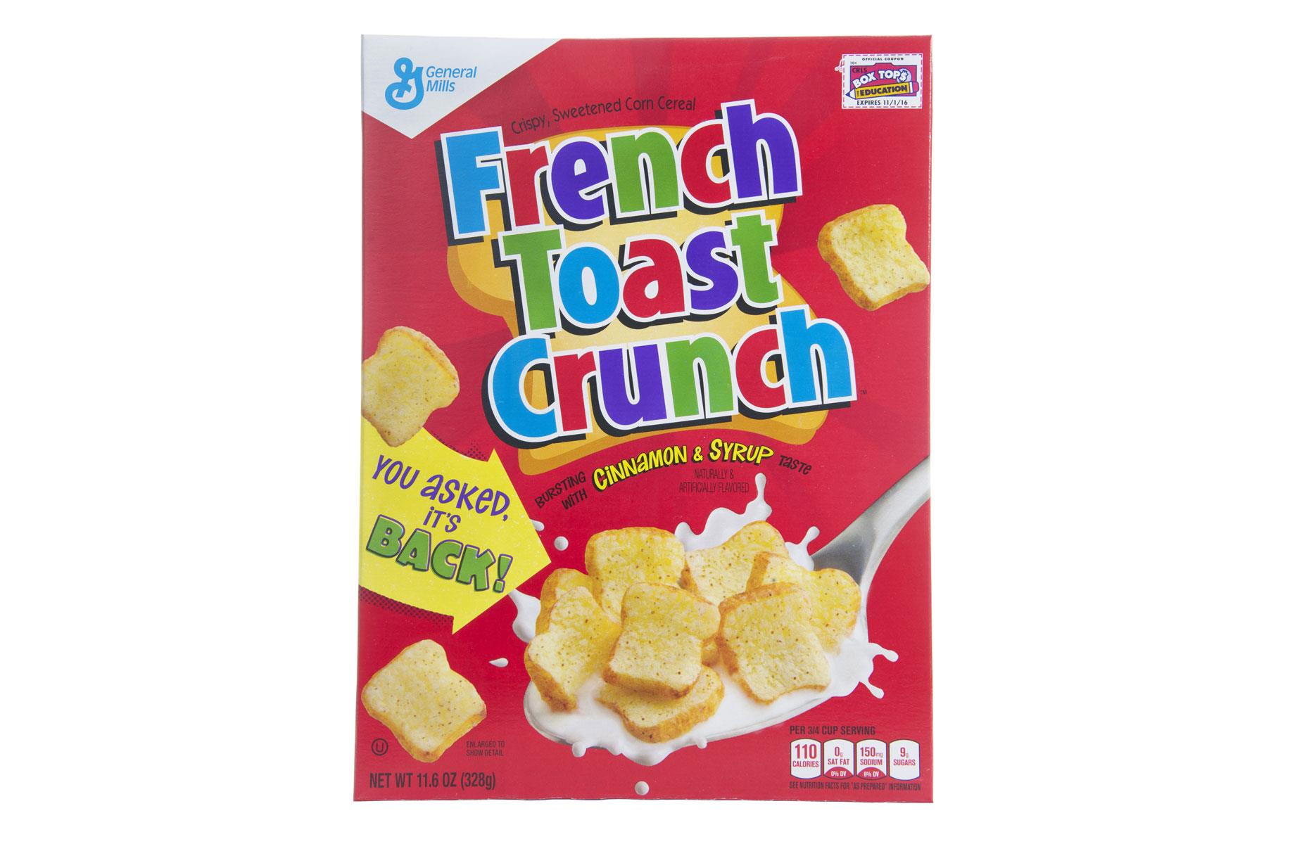General Mills' French Toast Cereal relaunch 