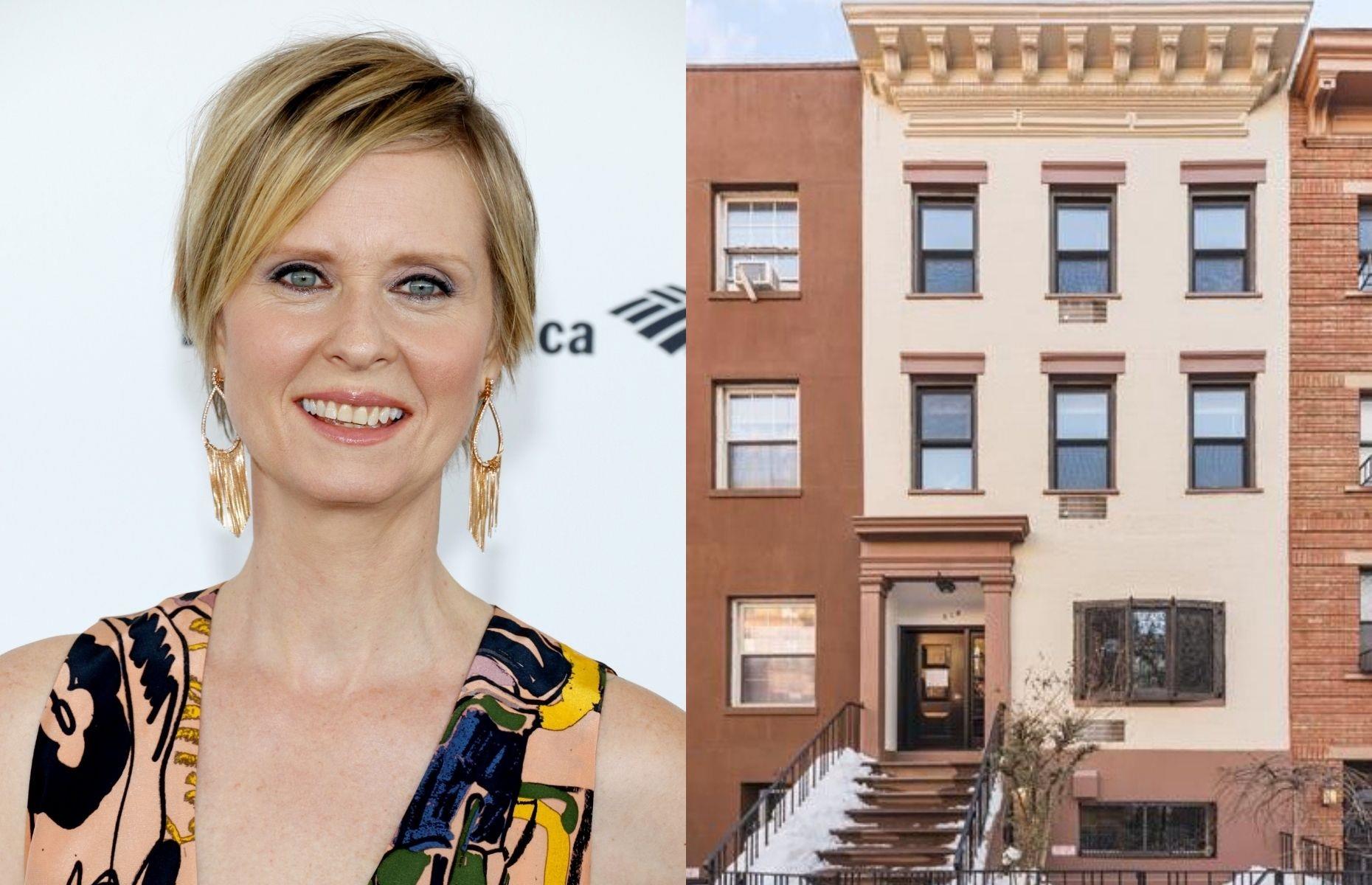 Cynthia Nixon's Manhattan townhouse: bought for $4.4 million