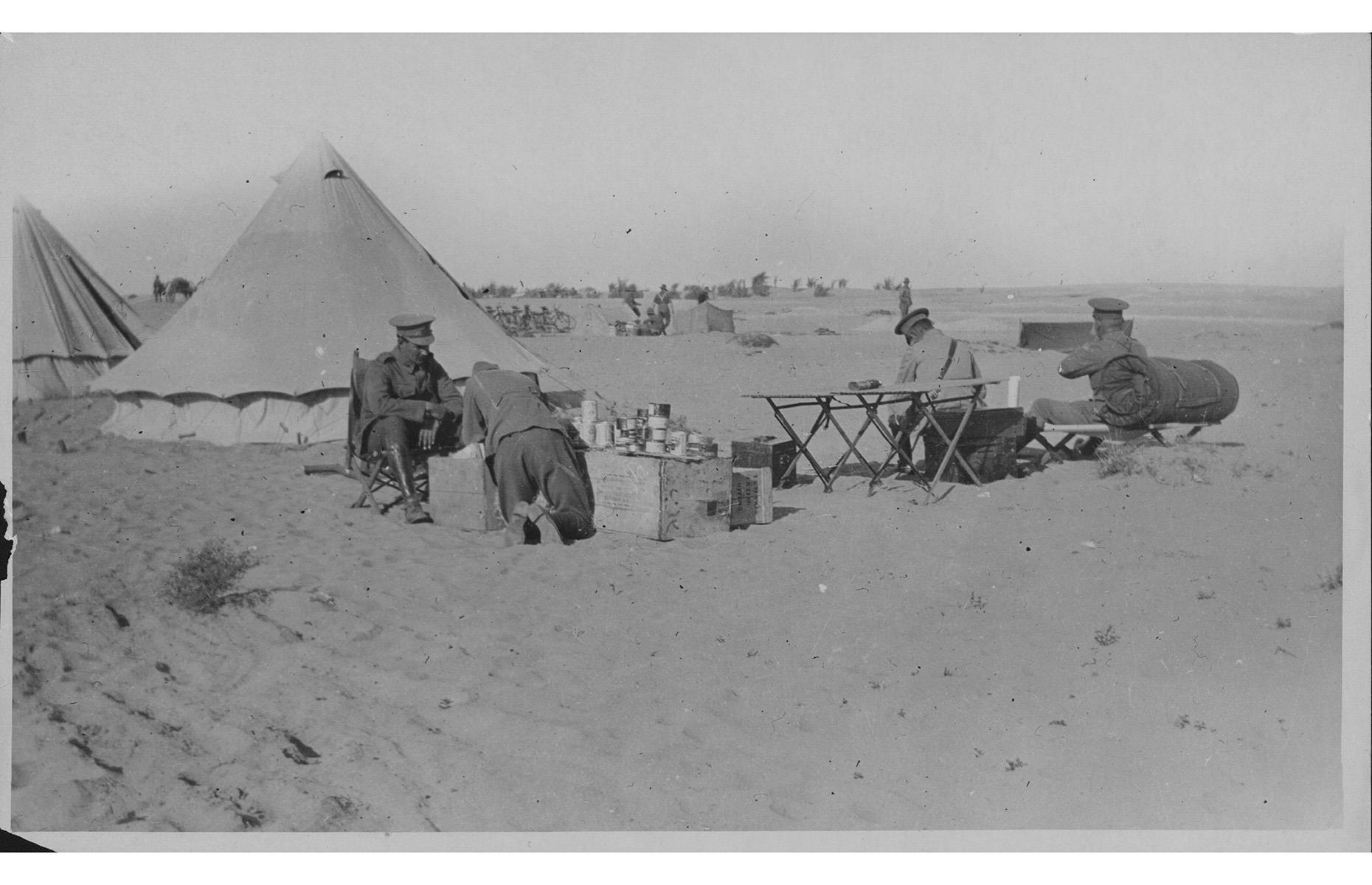 The pyramids were an allied barracks during the First World War