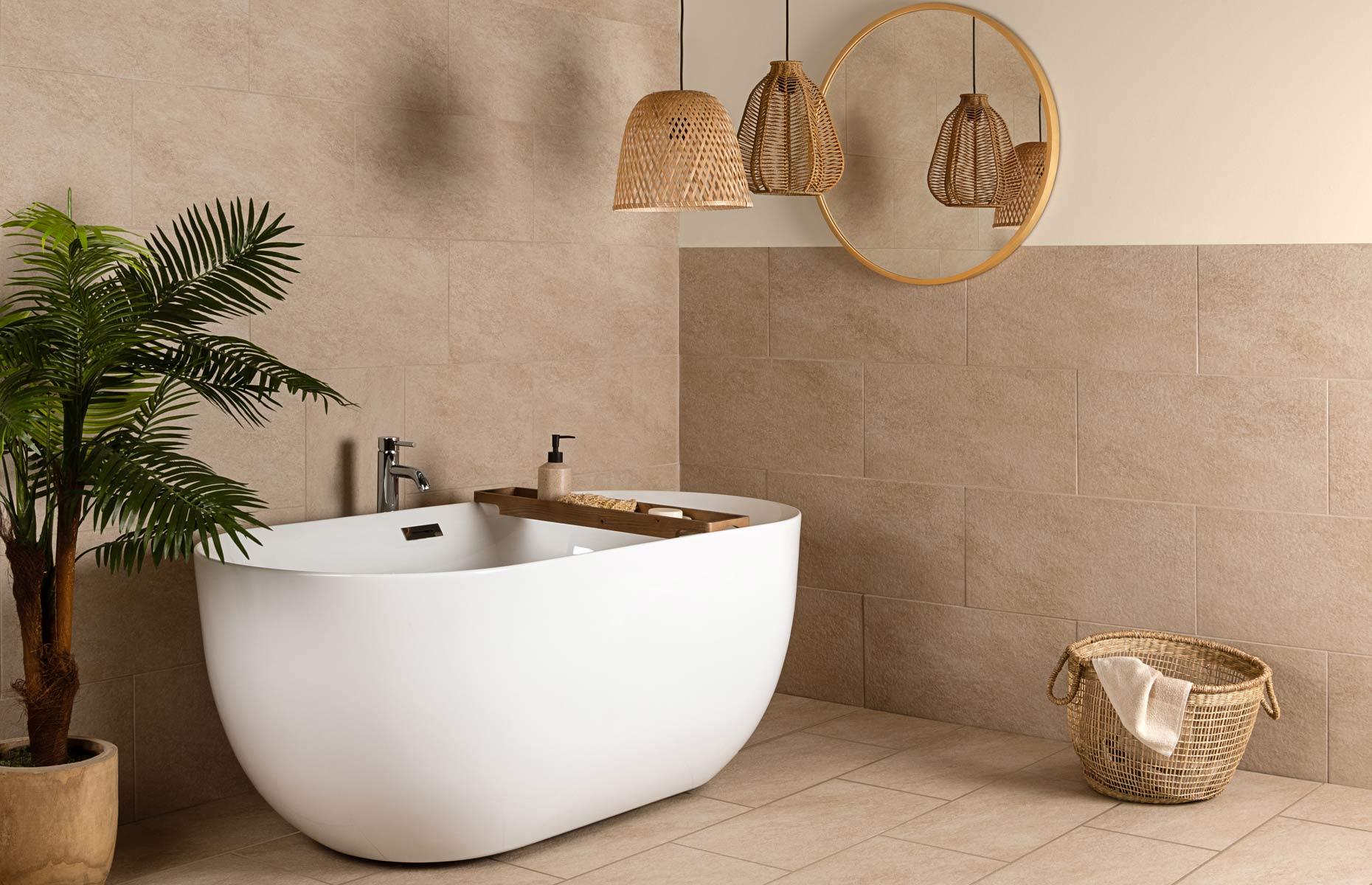Upscale your bathroom tiles