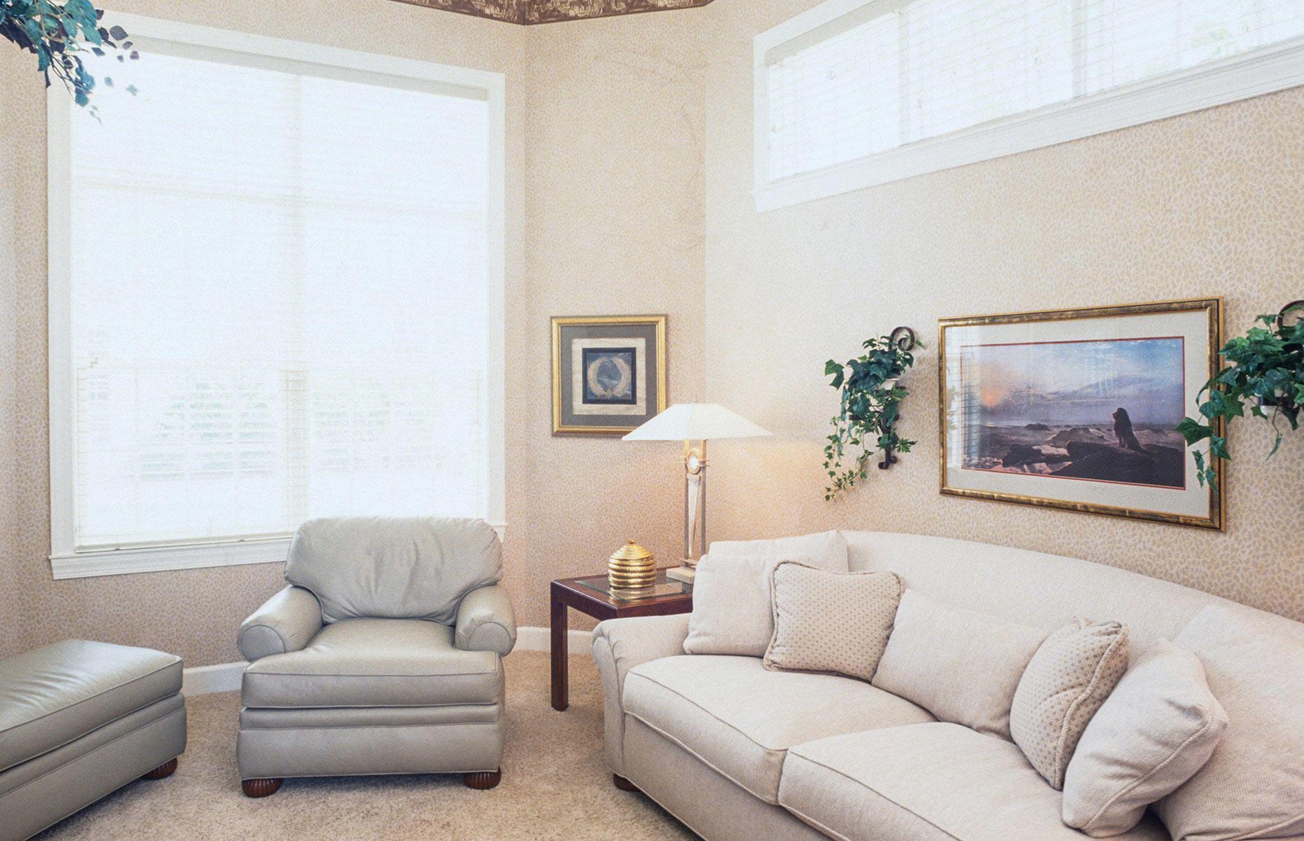 Then: beige tones