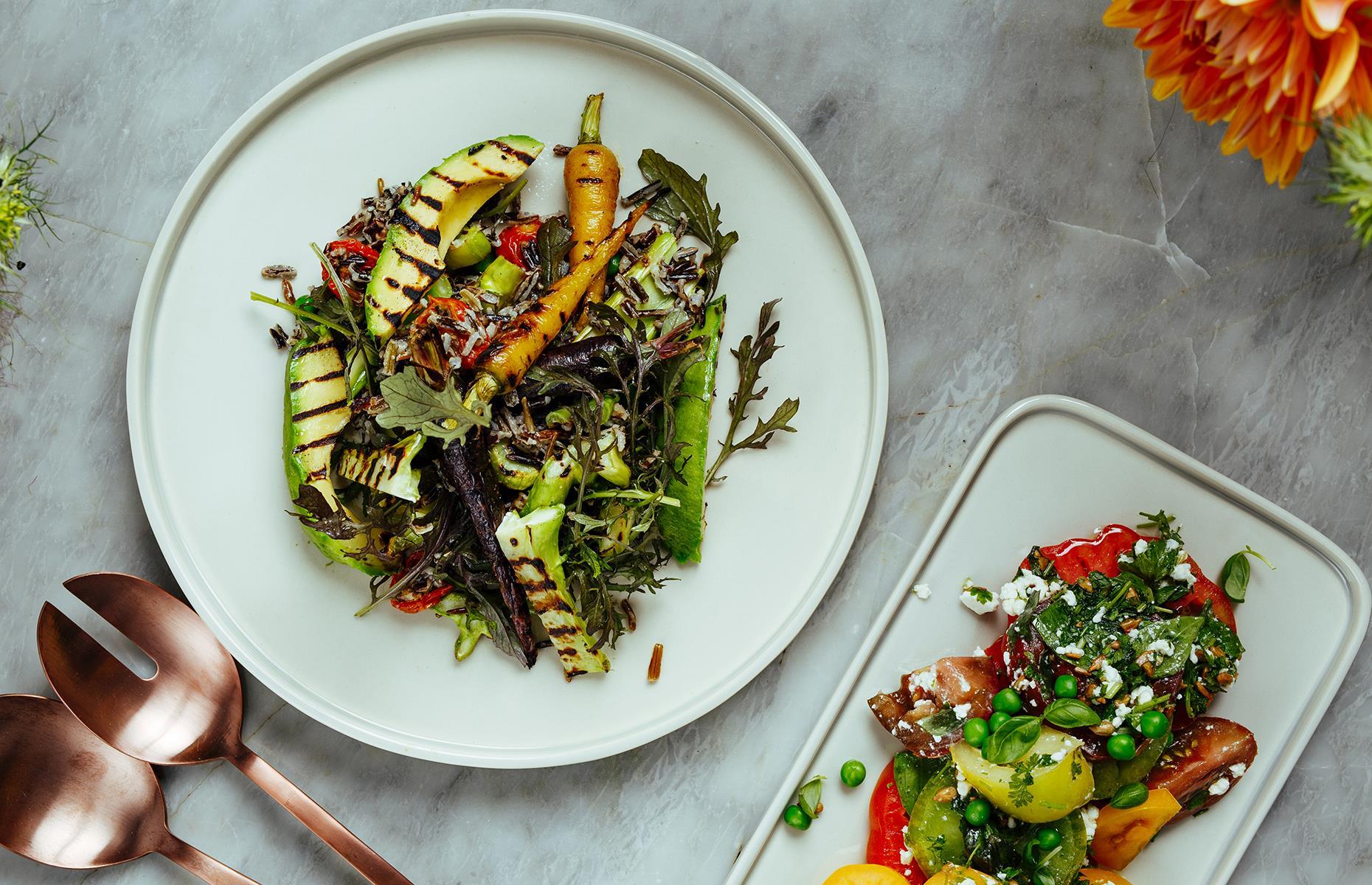 Grilled vegetable salad 