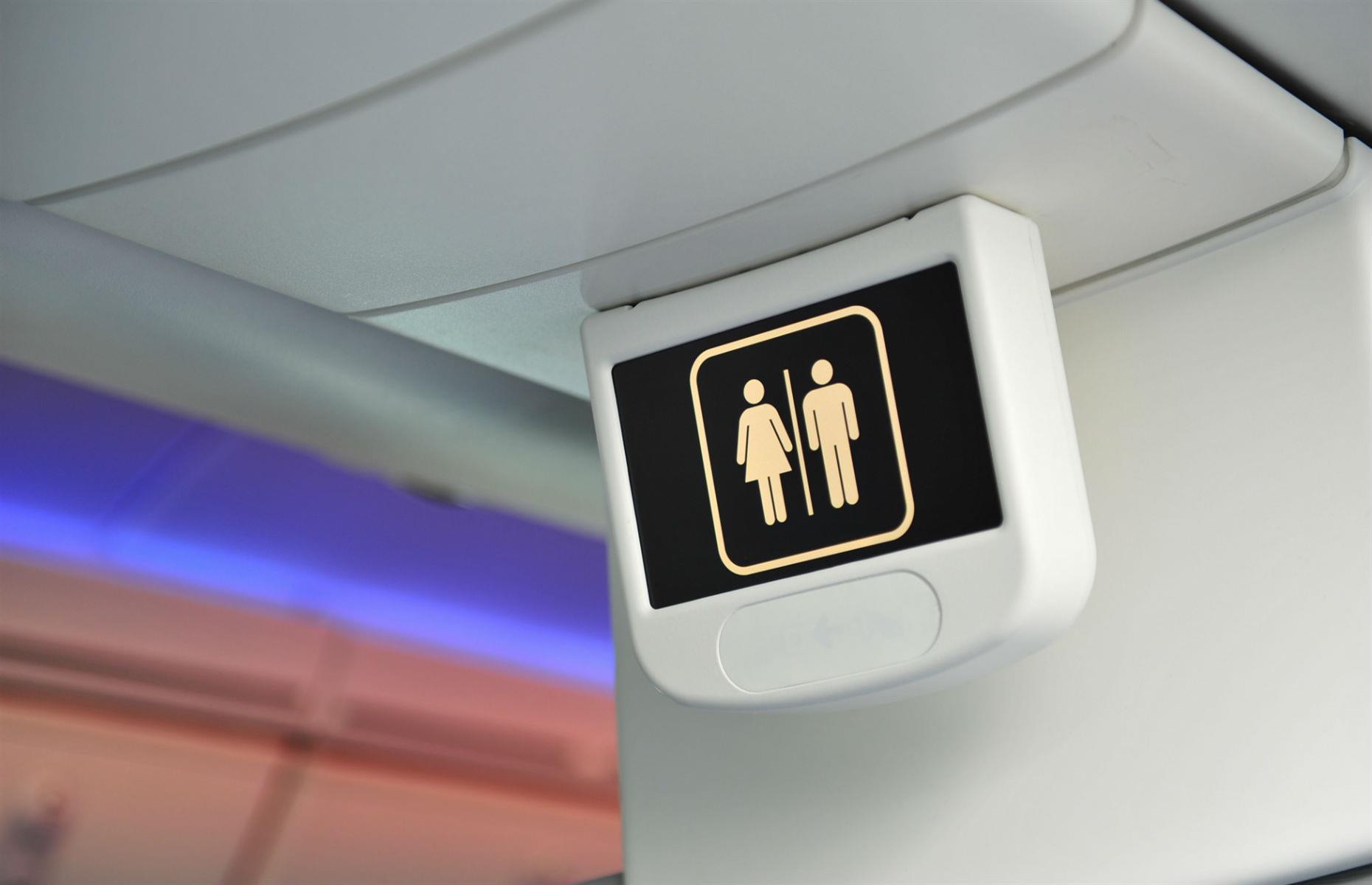 A plane can't take off if you're in the loo