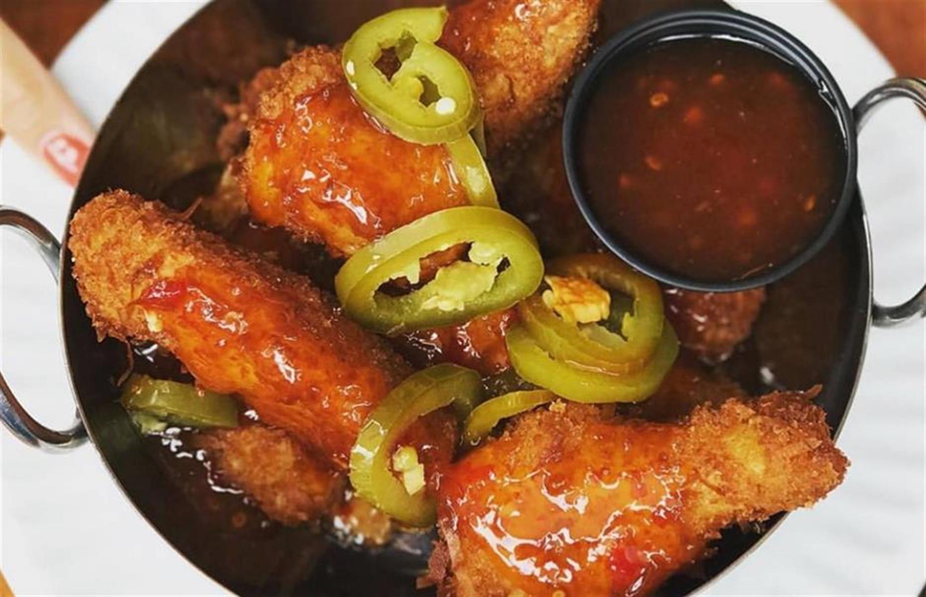 Delaware: Pineapple Express wings, Crooked Hammock Brewery, Lewes, Middletown, North Myrtle Beach