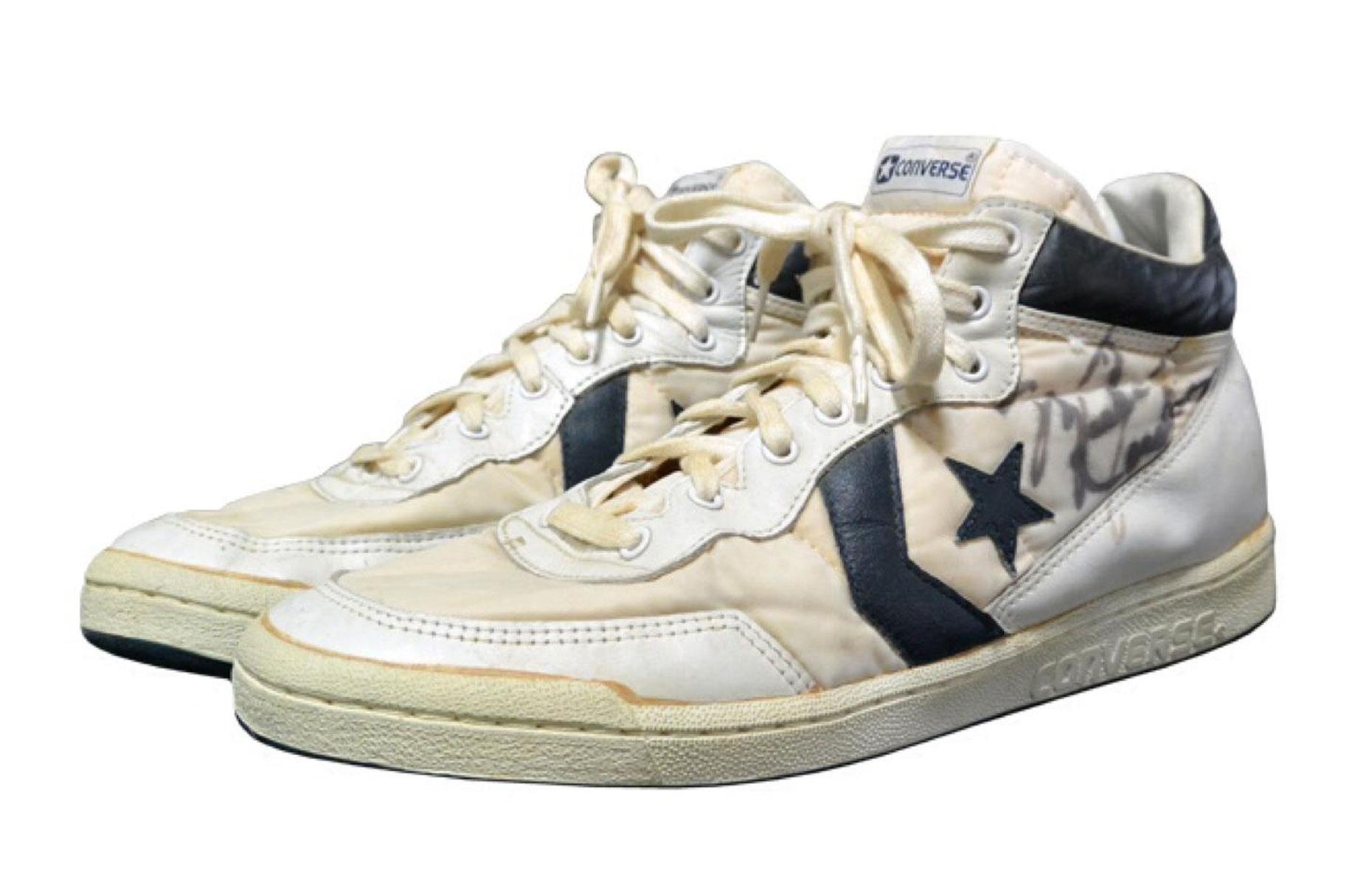 June: a pair of Michael Jordan's Converse sneakers sells for a record $190,373 (£145k)