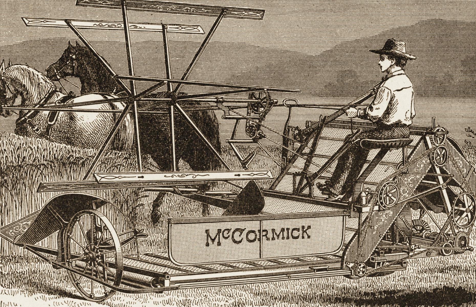 Jo Anderson: mechanical reaper, 1831