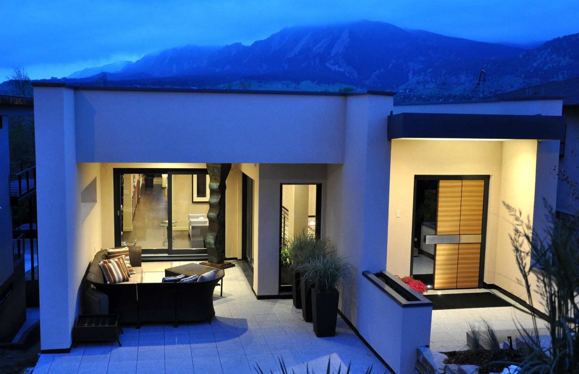Prefabricated eco-home, Colorado, USA