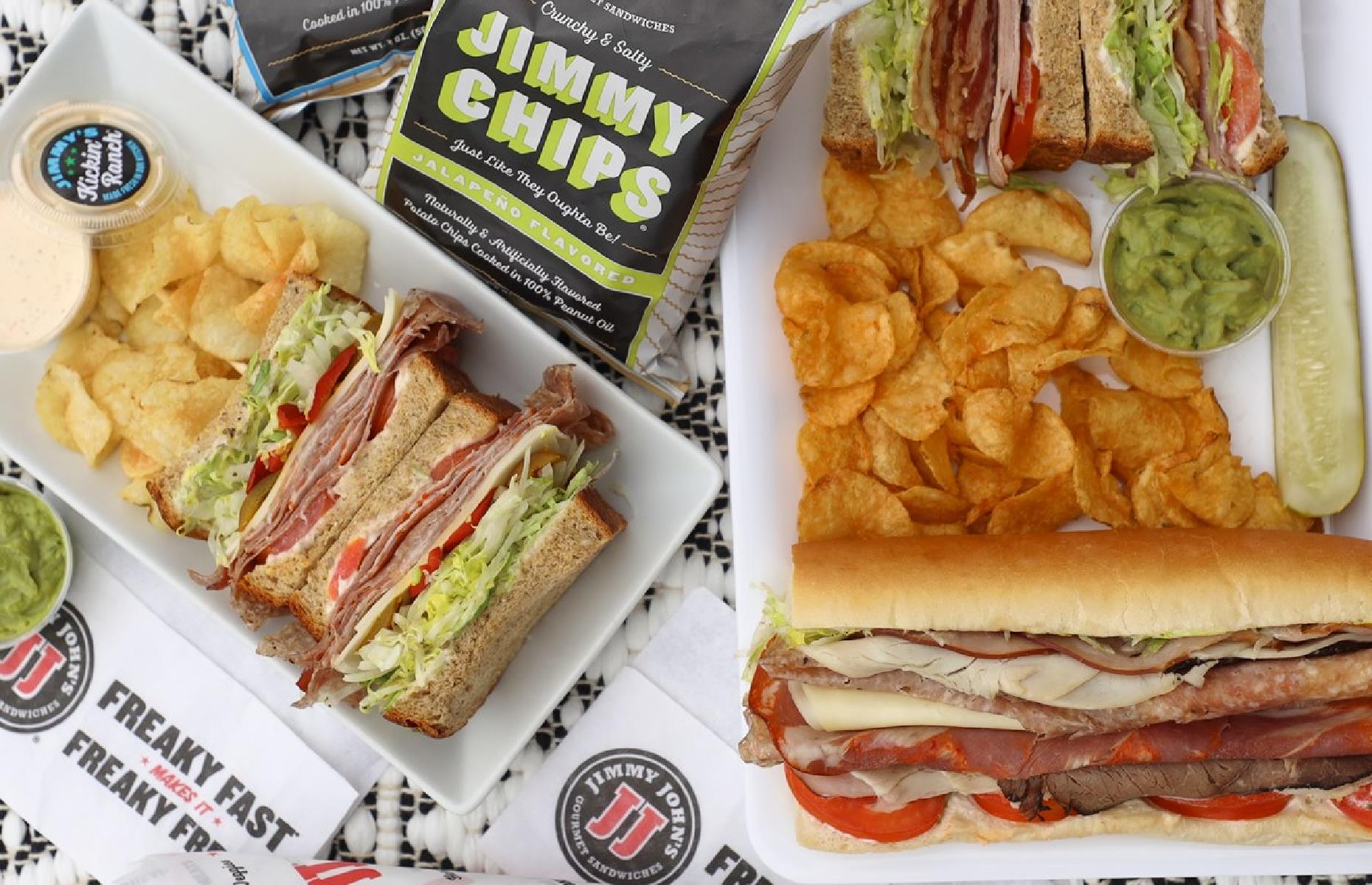 34. Jimmy John’s Gourmet Sandwiches