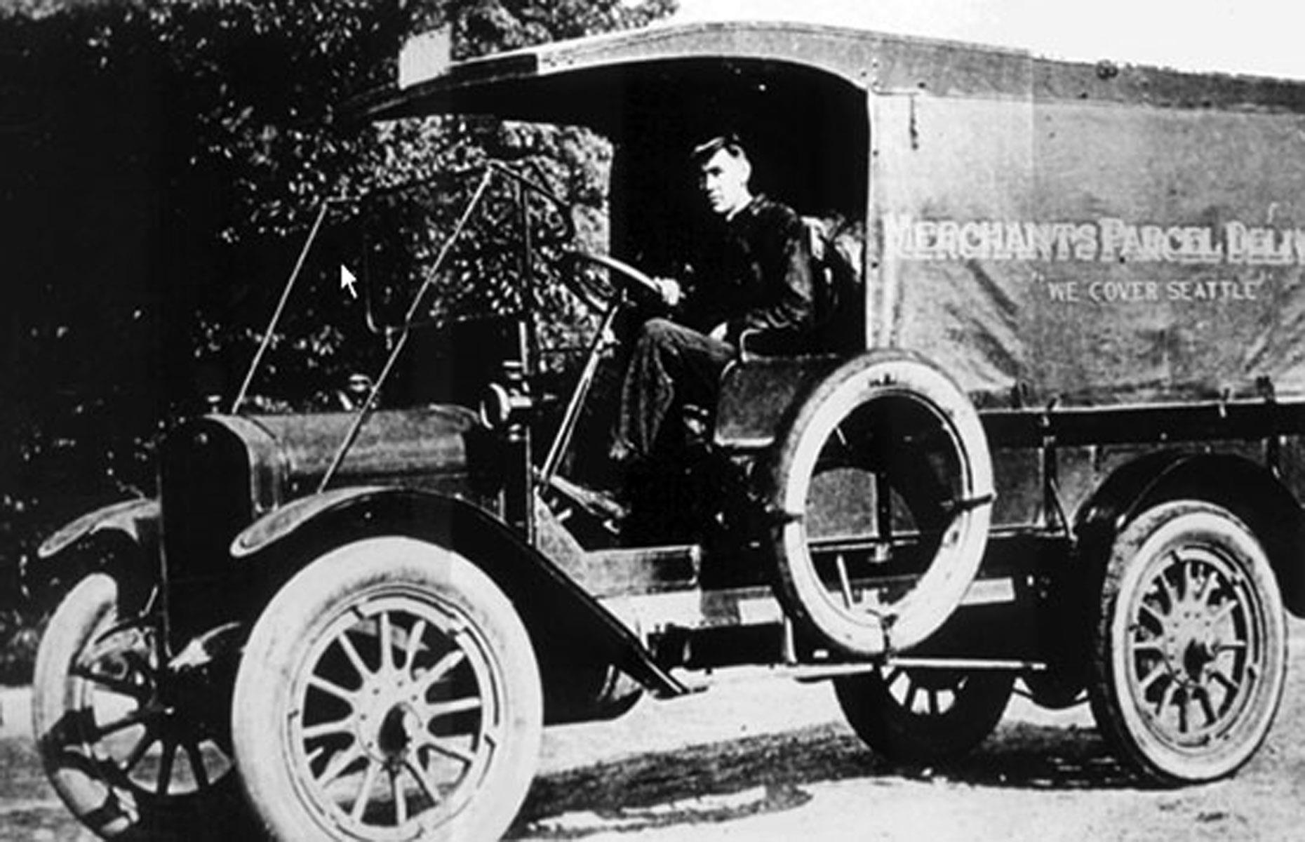 UPS had just one motorised delivery vehicle in its early days