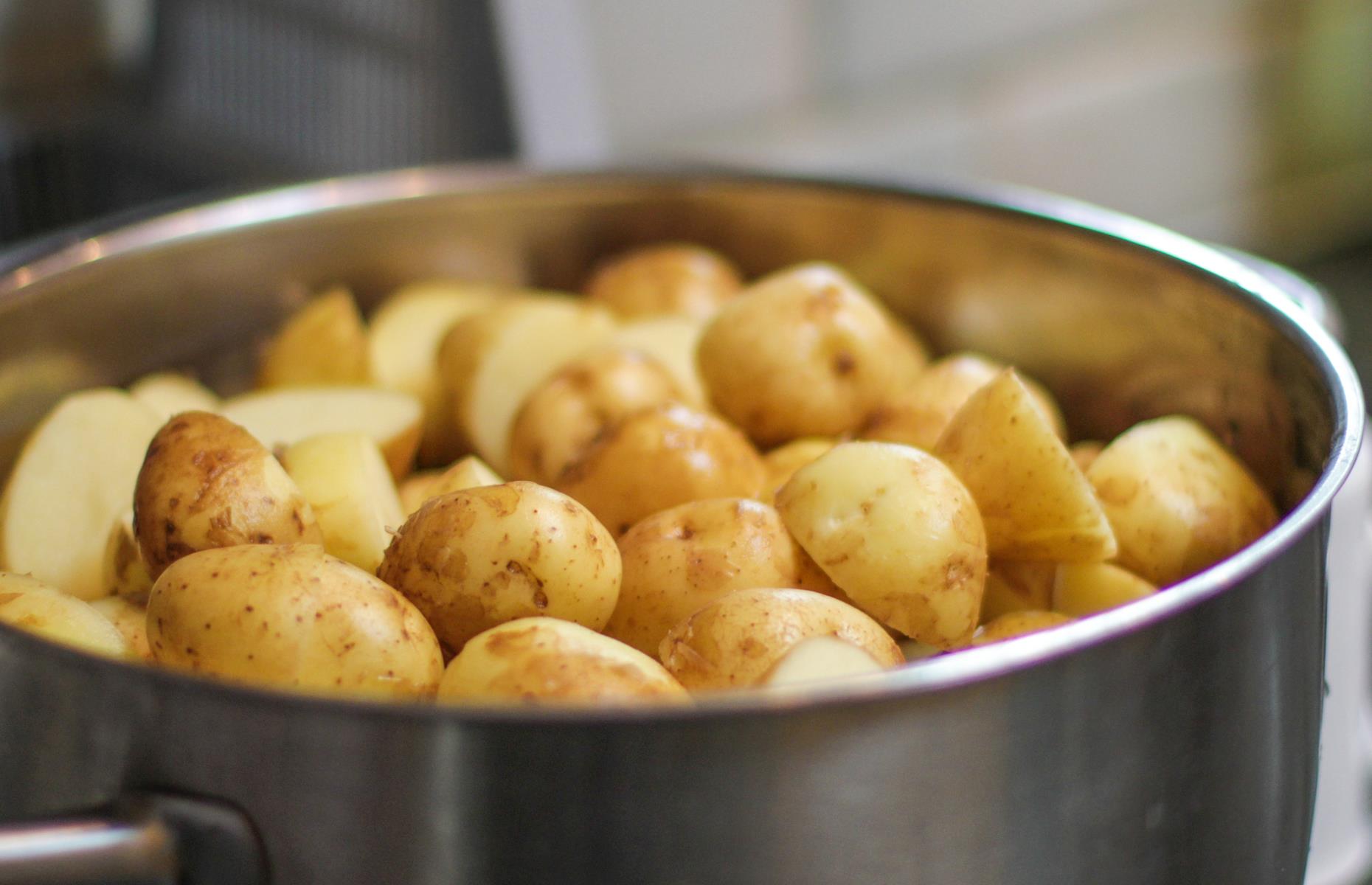 Картошку варить в холодной или горячей воде. Картошка в кастрюле. Картошка в мундире в кастрюле. Картофель отварной в кастрюле. Вареный картофель в кастрюле.