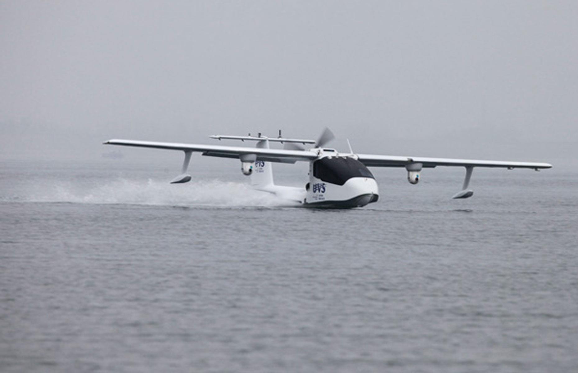 World's first amphibious drone