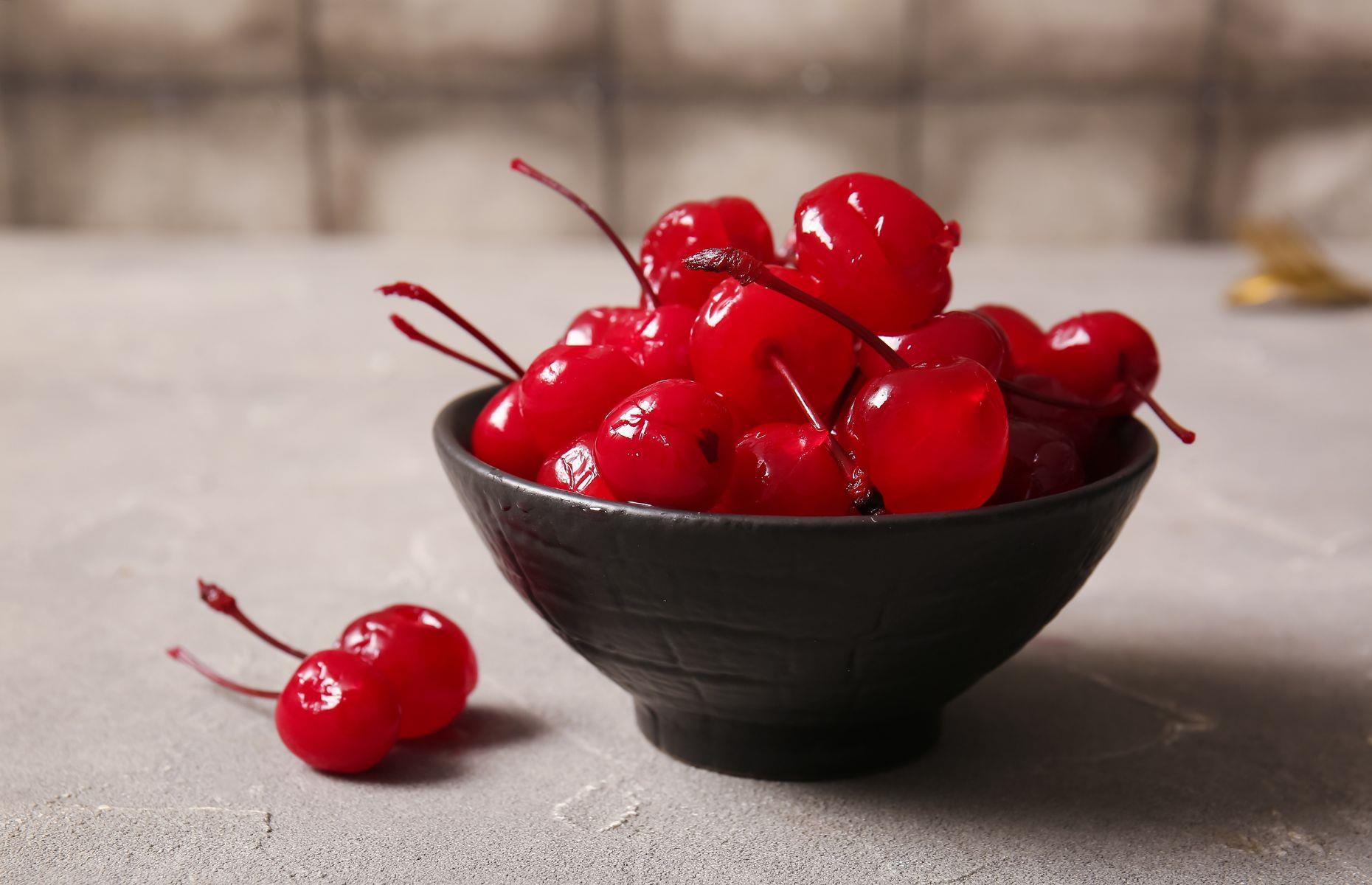 25. Maraschino cherries