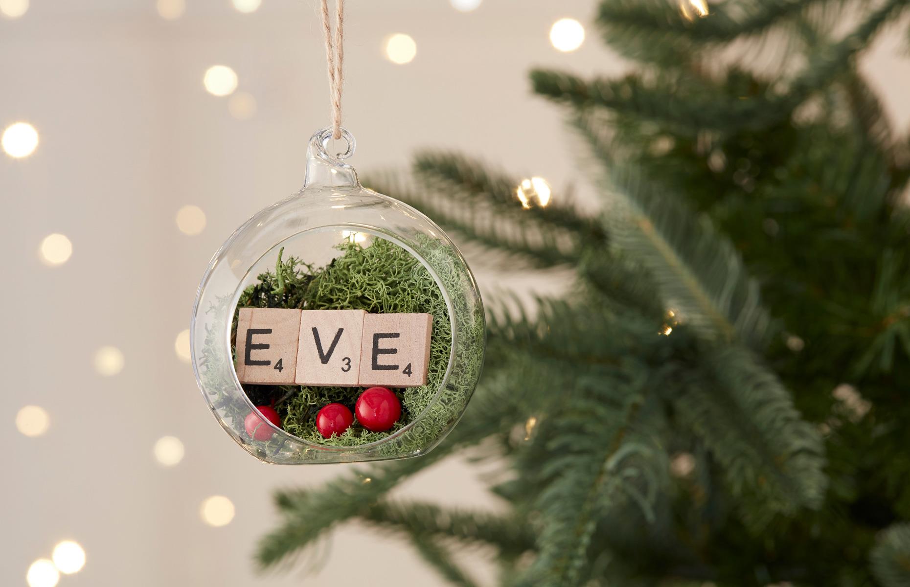 Get creative with Christmas tree ornaments