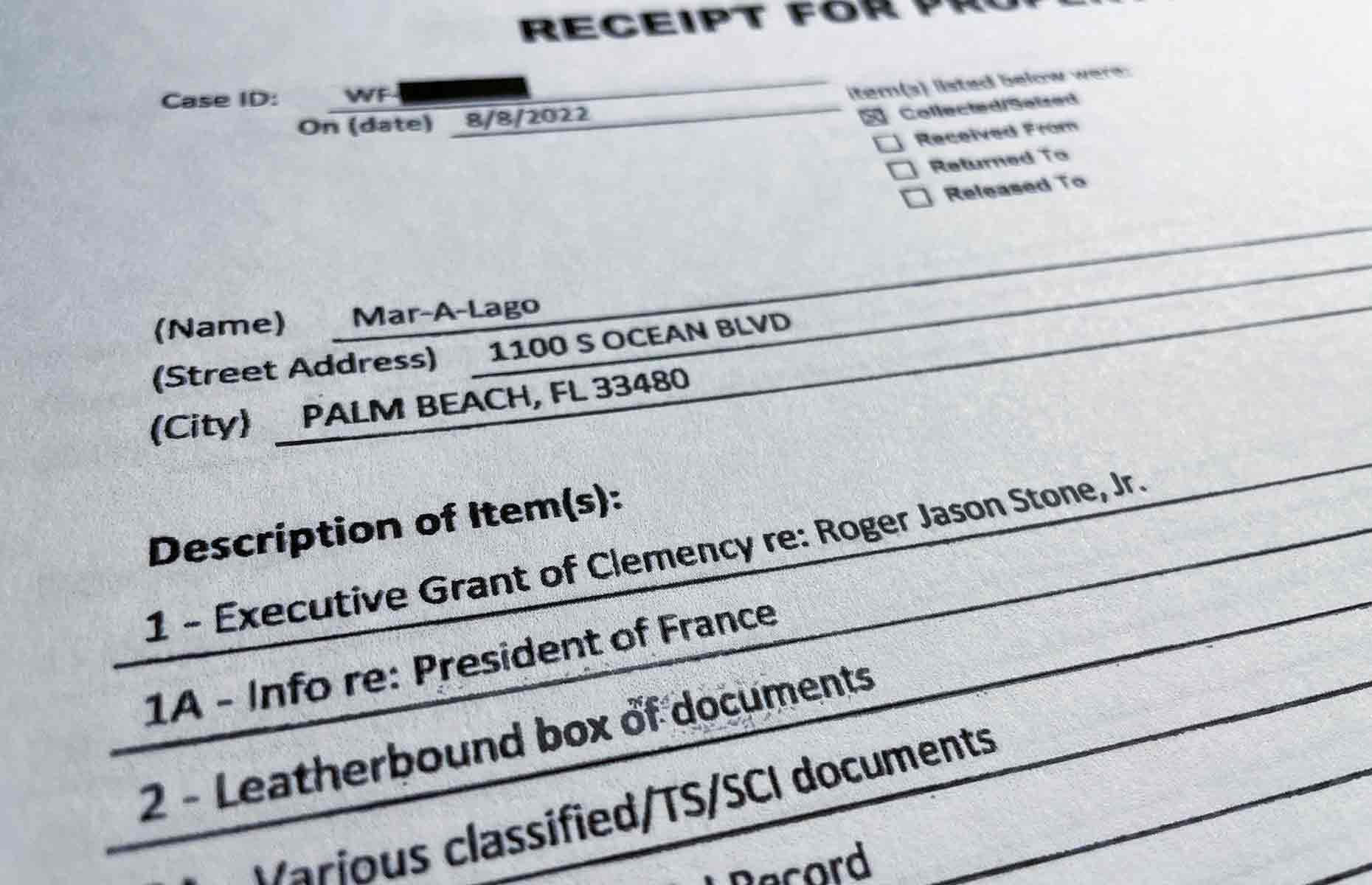 Over 100 classified documents retrieved