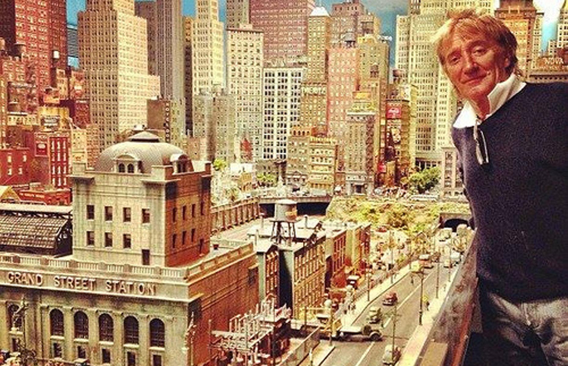 Rod Stewart is mad about model trains