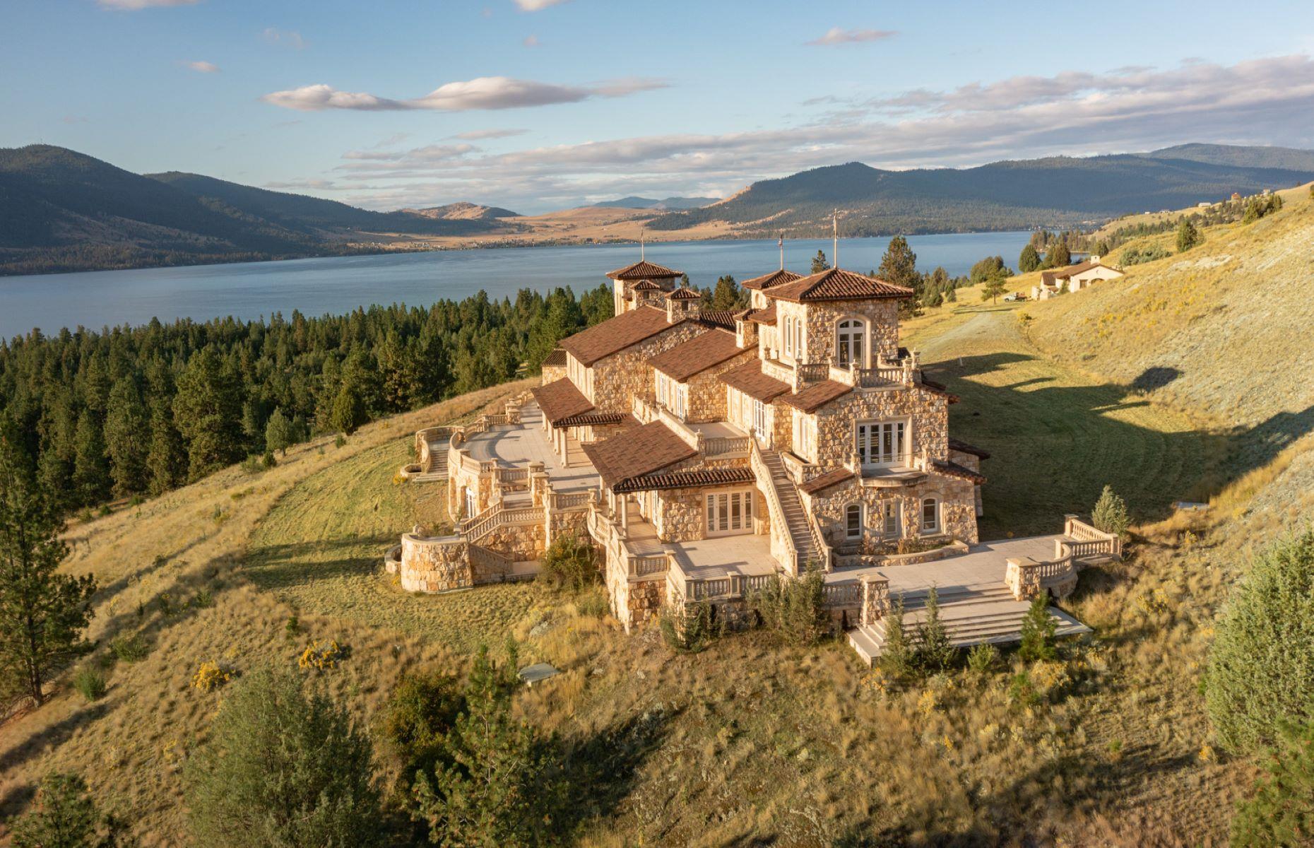 Mansion with private island, Montana, USA: $72 million