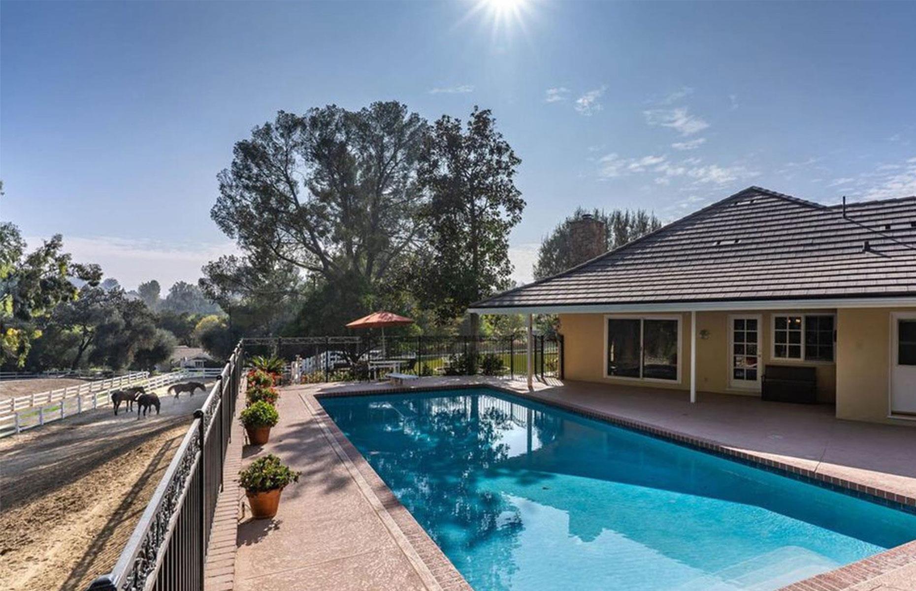 Kanye's Hidden Hills home near Kim