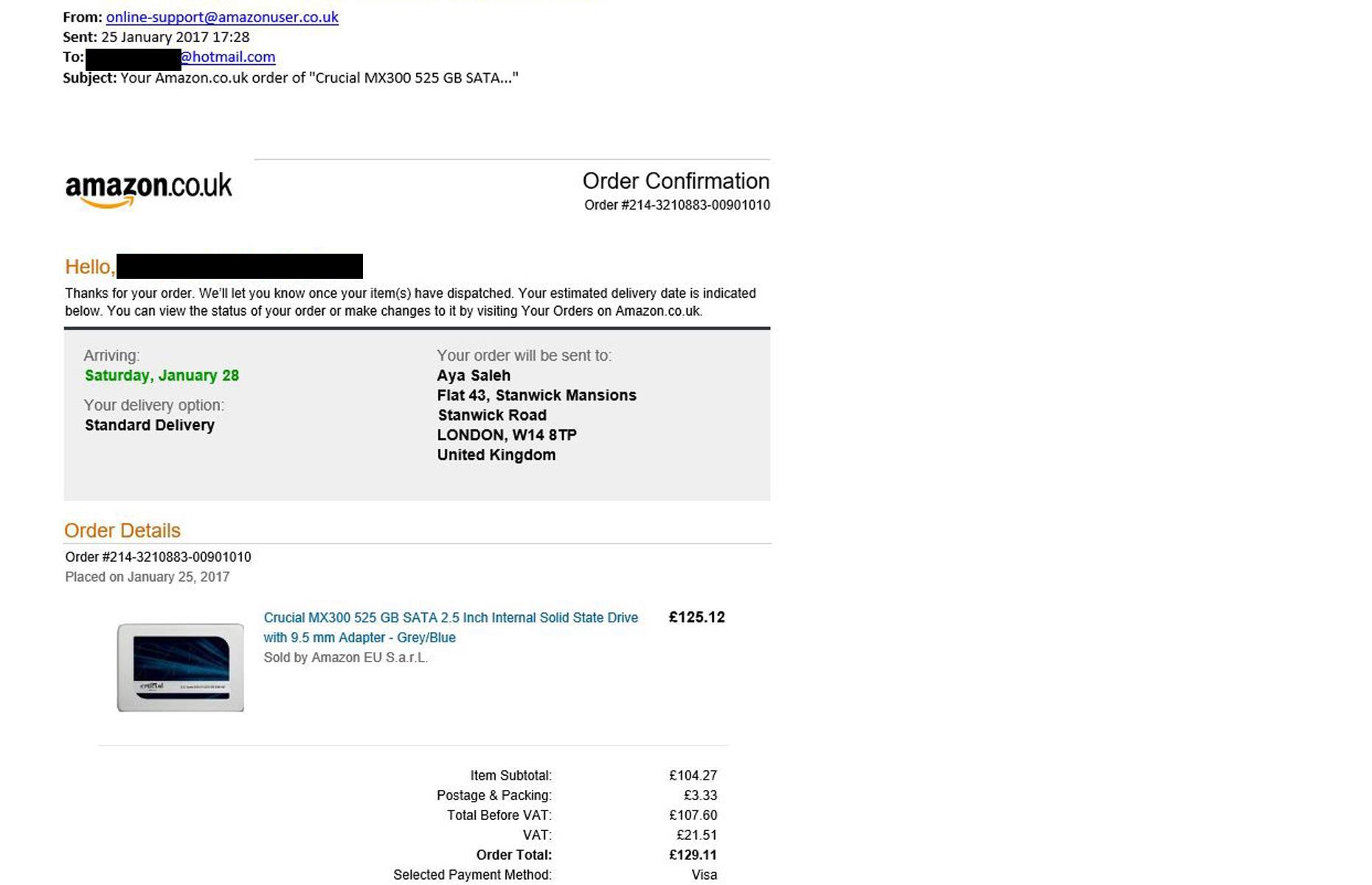 The scam: phishing