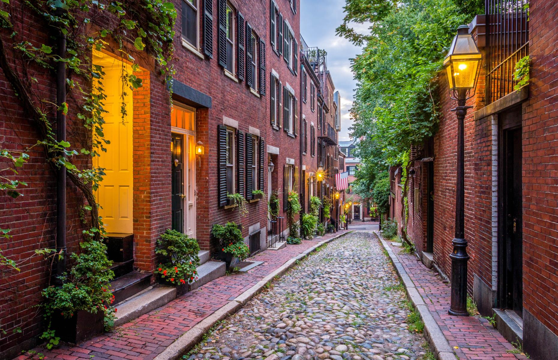 Acorn Street, Boston, Massachusetts