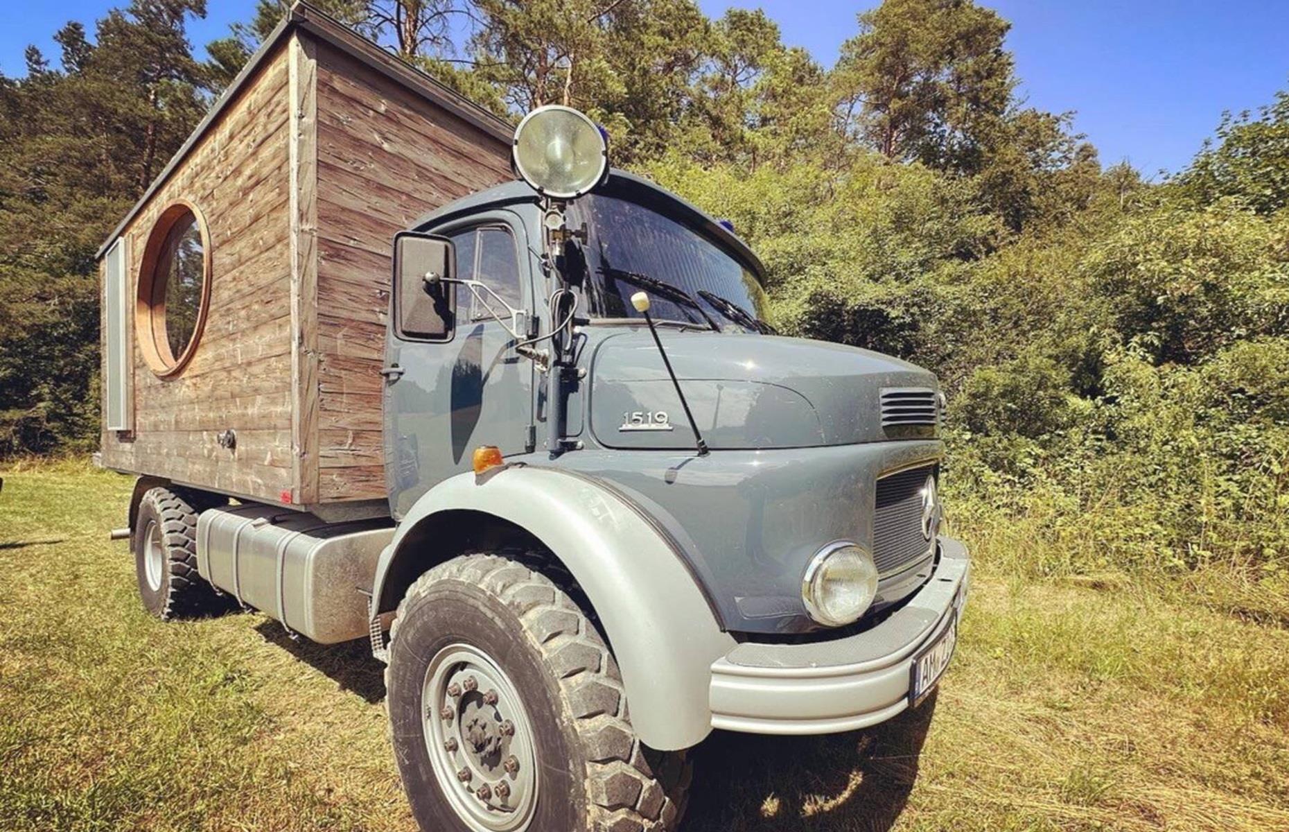 Transformed Mercedes Rundhauber, Bavaria, Germany