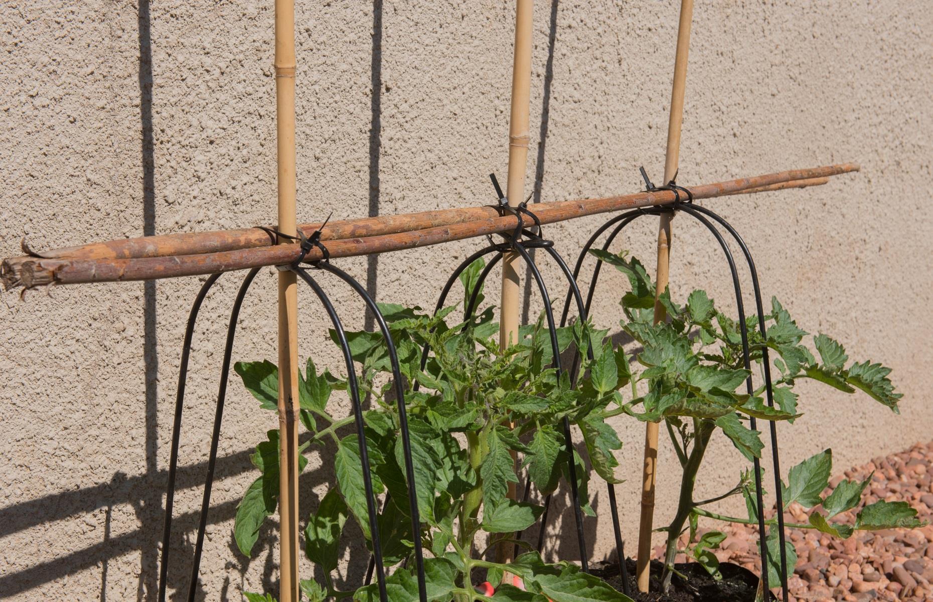 Secure climbers with zip ties