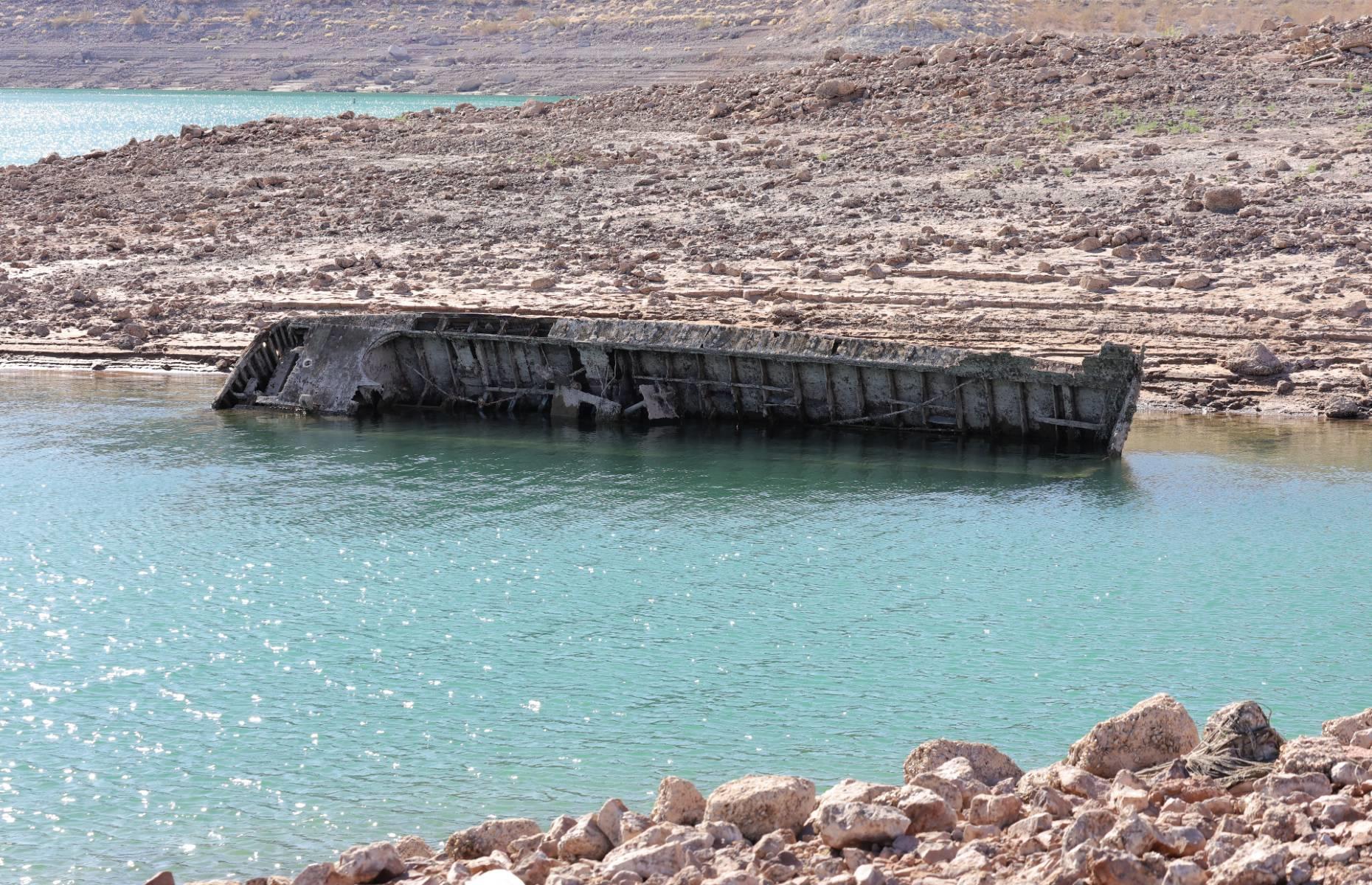 There is more than one Second World War relic in Lake Mead