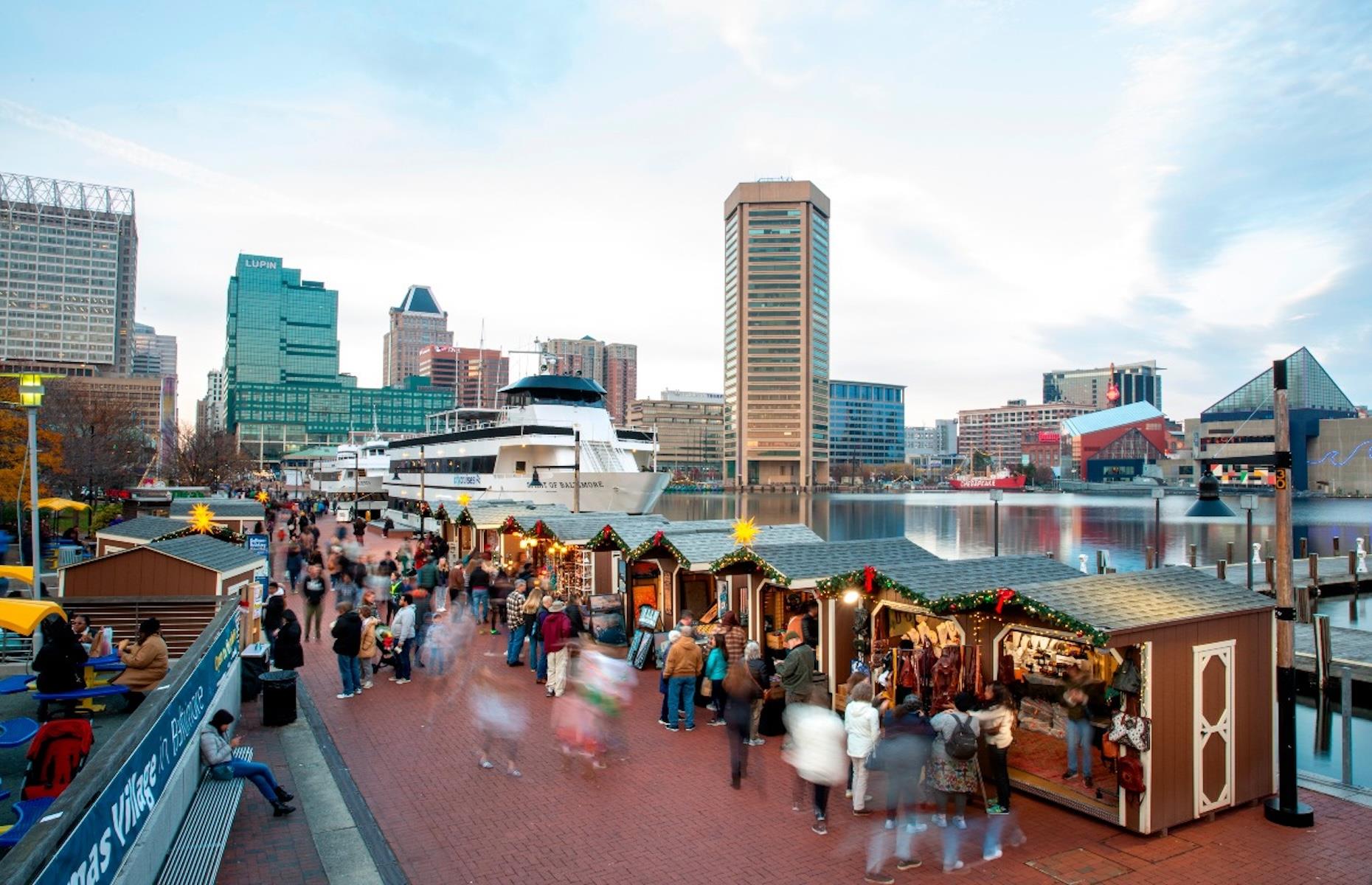 Maryland: Christmas Village, Baltimore