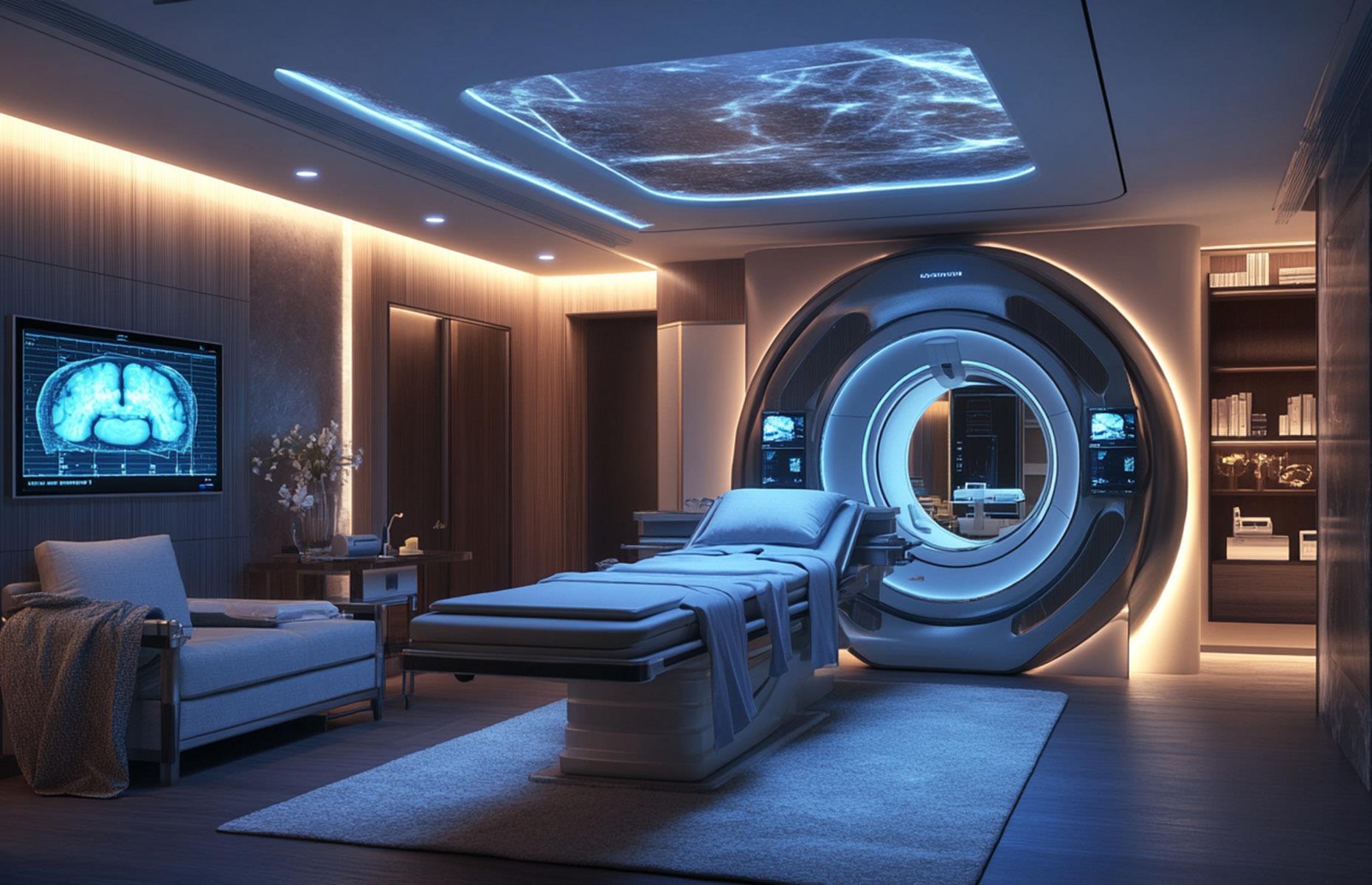 Futuristic medical suites