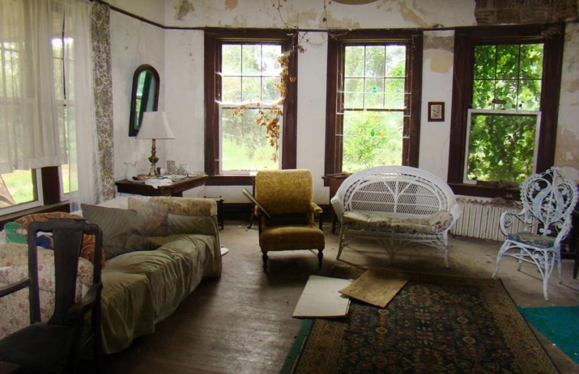 Before: the living room