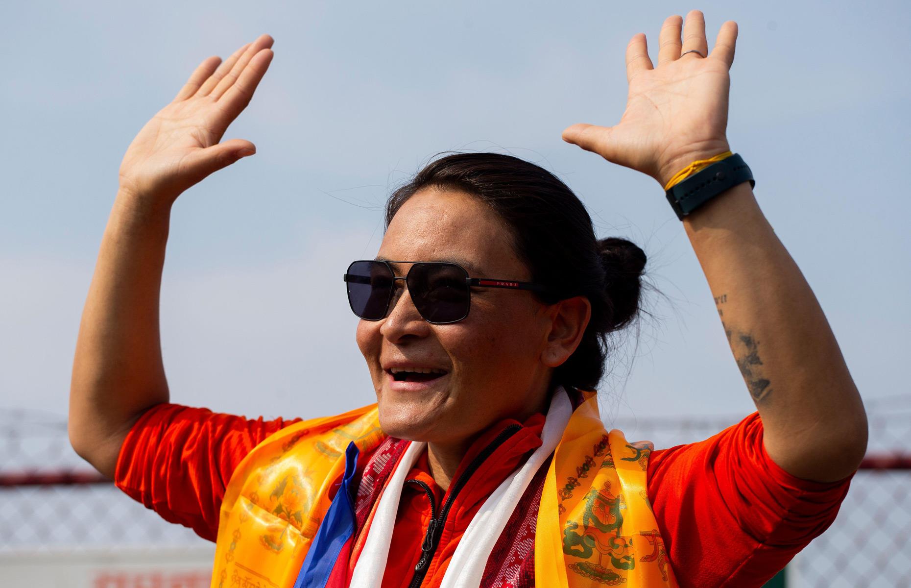 The fastest female climber