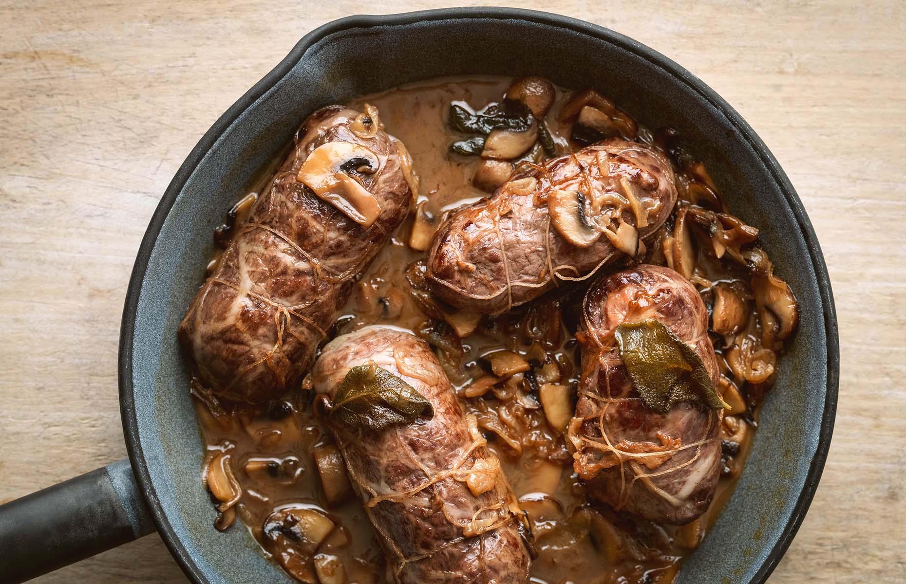 Beef paupiettes