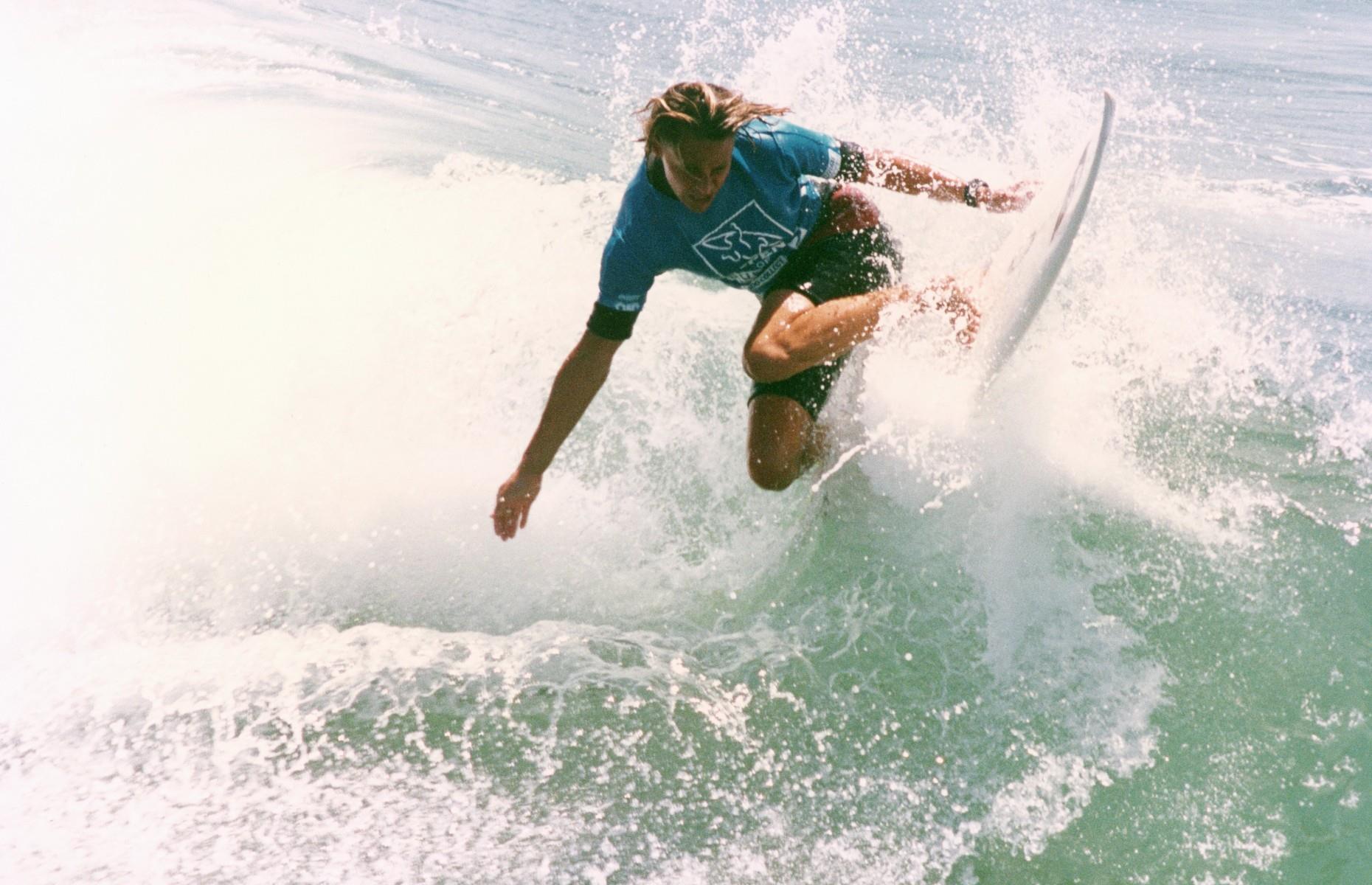 1994: Lisa Andersen makes waves