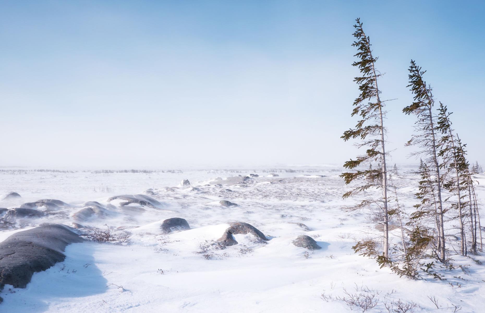 The coldest temperatures in Canada rival those on Mars