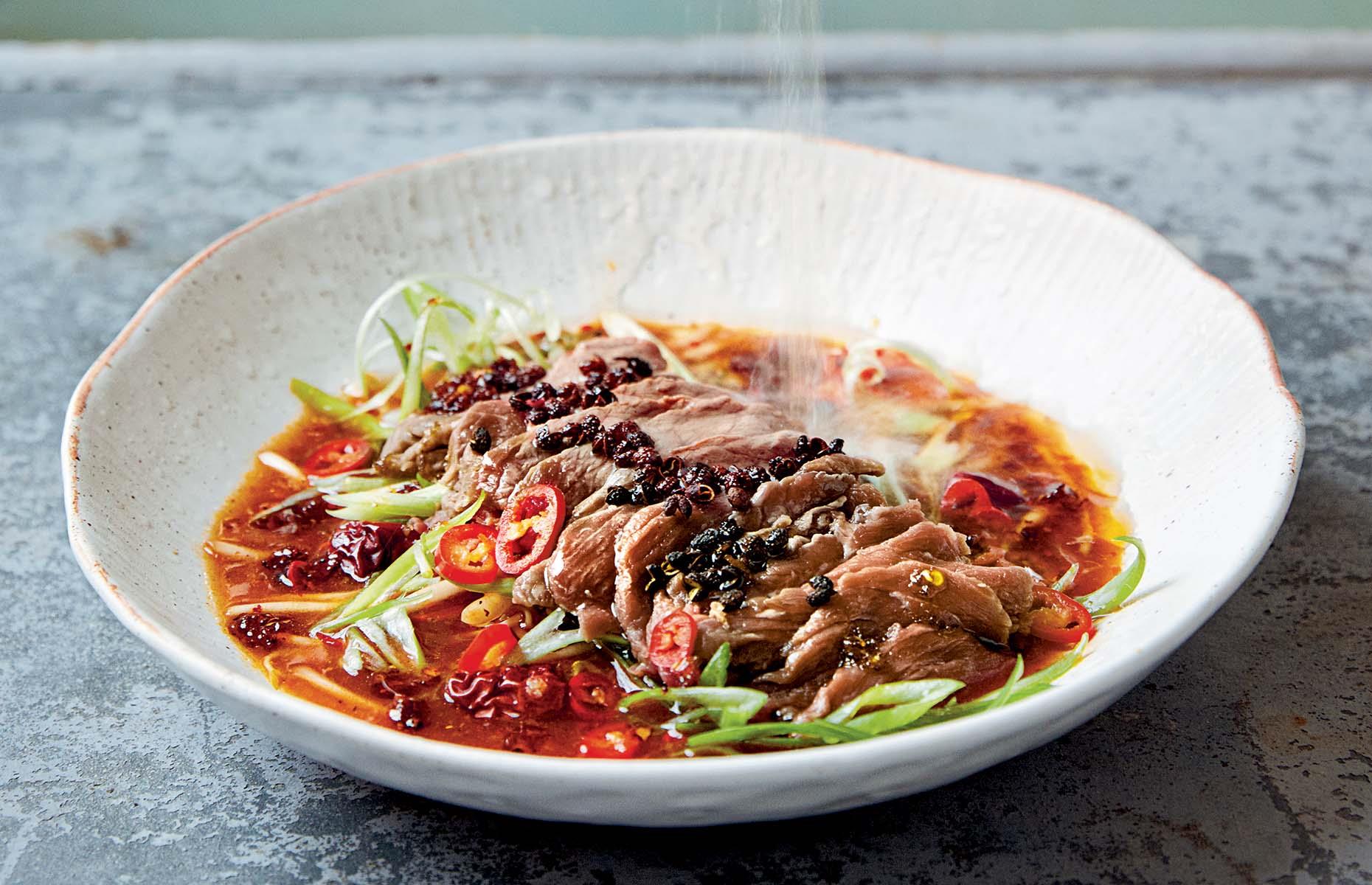 Sichuan water-cooked beef