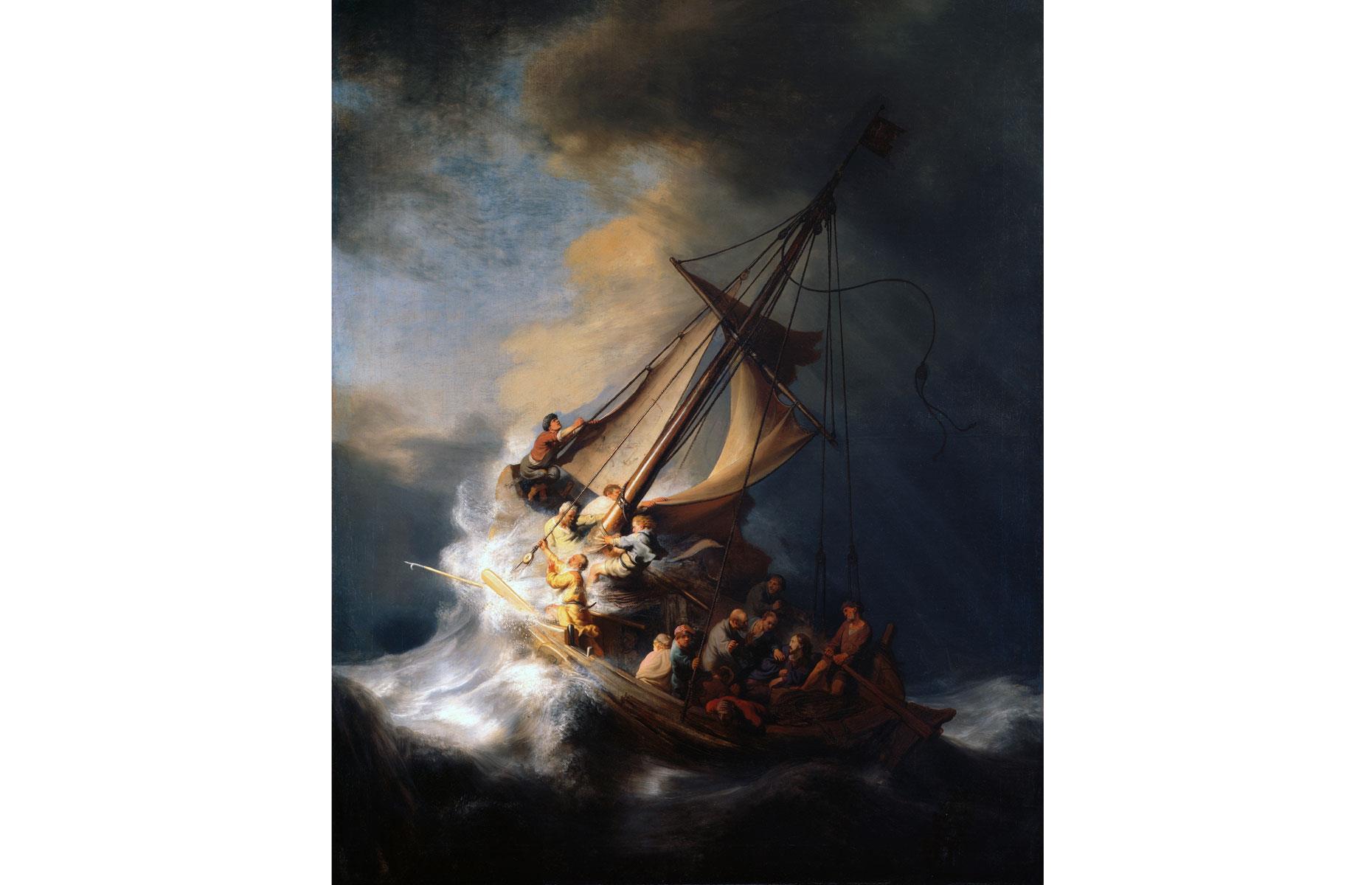 Rembrandt's The Storm on the Sea of Galilee, value: $100 million (£77.5m) – priceless