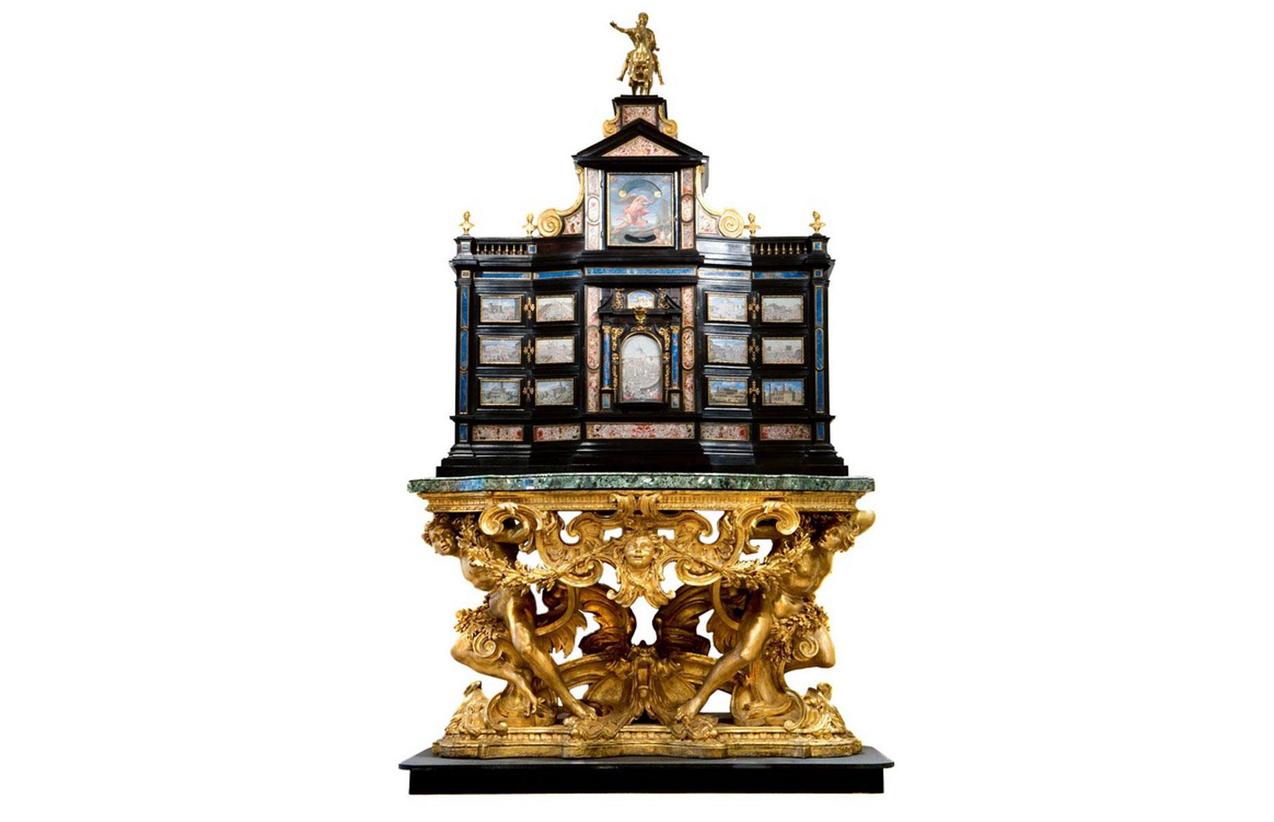 The missing antique cabinet gracing a pizza joint: $1.8 million (£1.5m)