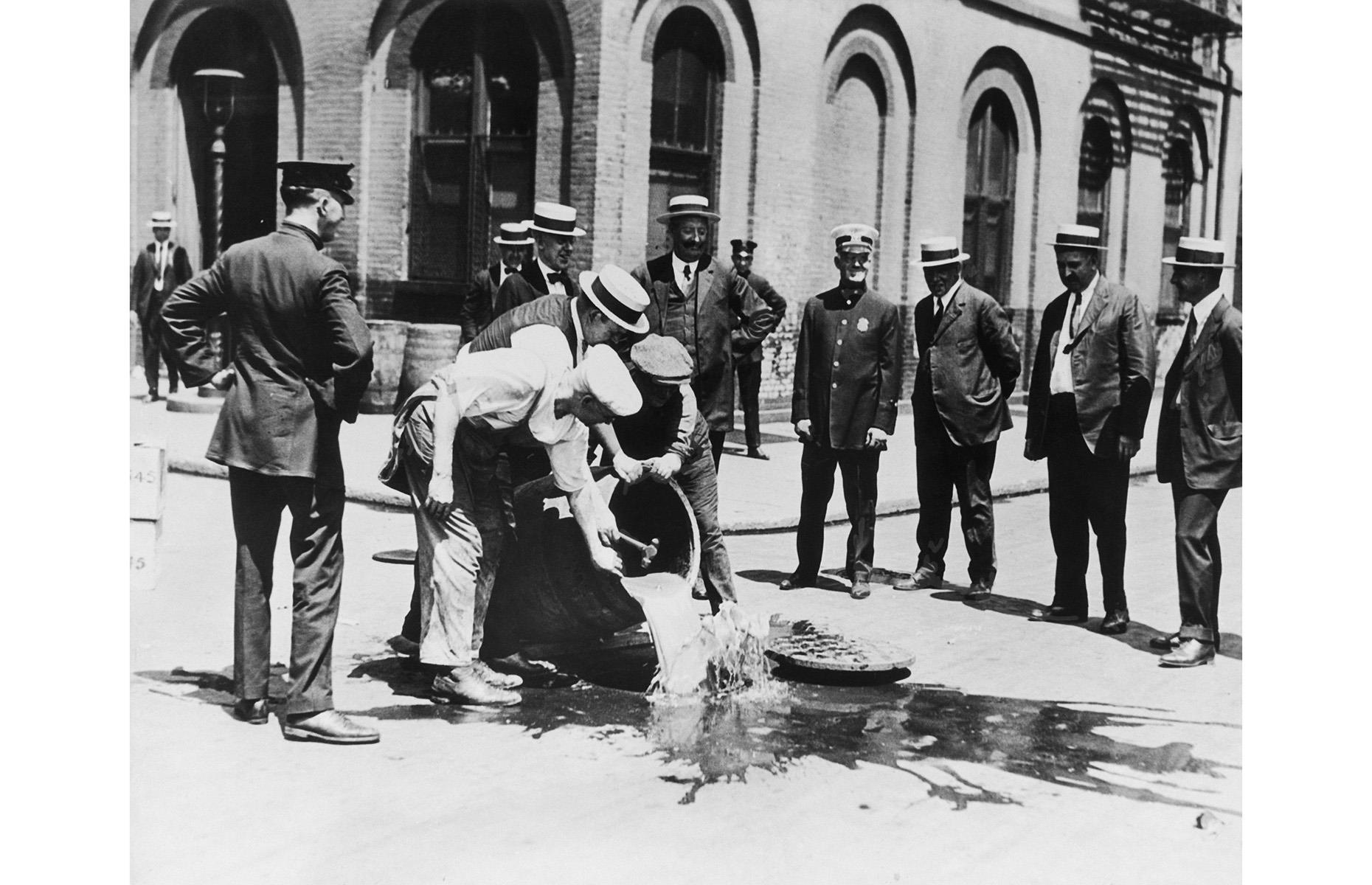 1920: Prohibition begins