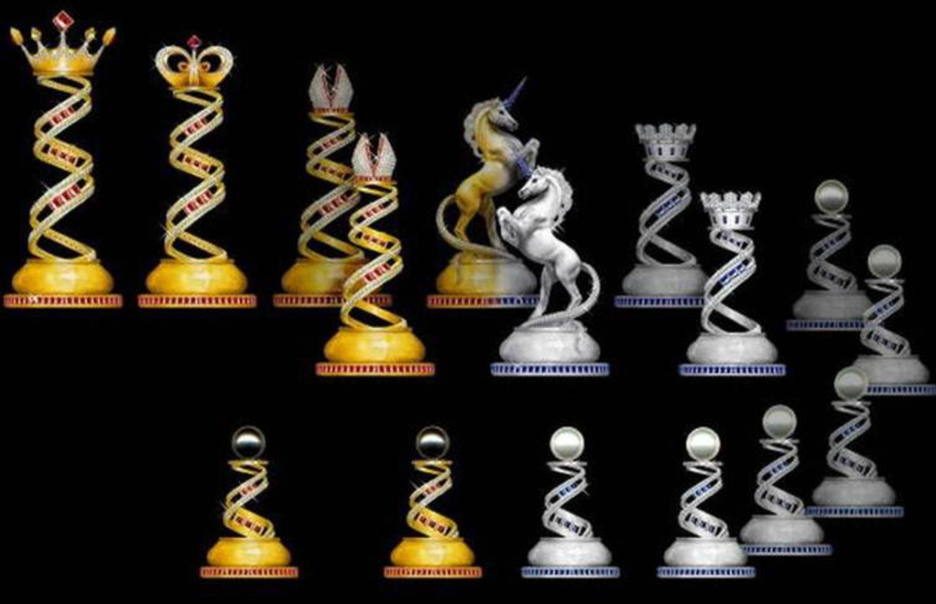 Jewel Royale Chess Set - $9.8m (£ 7.3m) .
