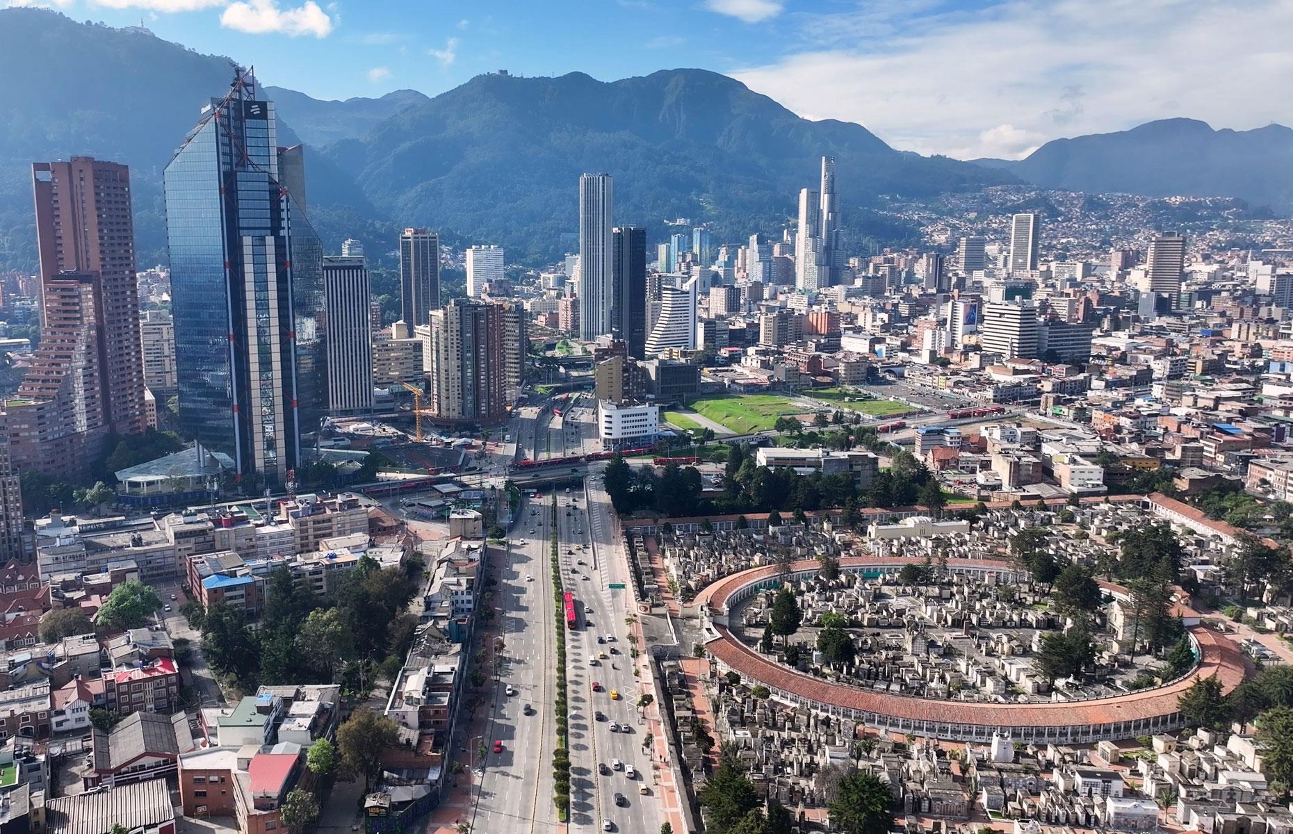 Bogotá, Colombia: 1,109 square feet (103sqm)