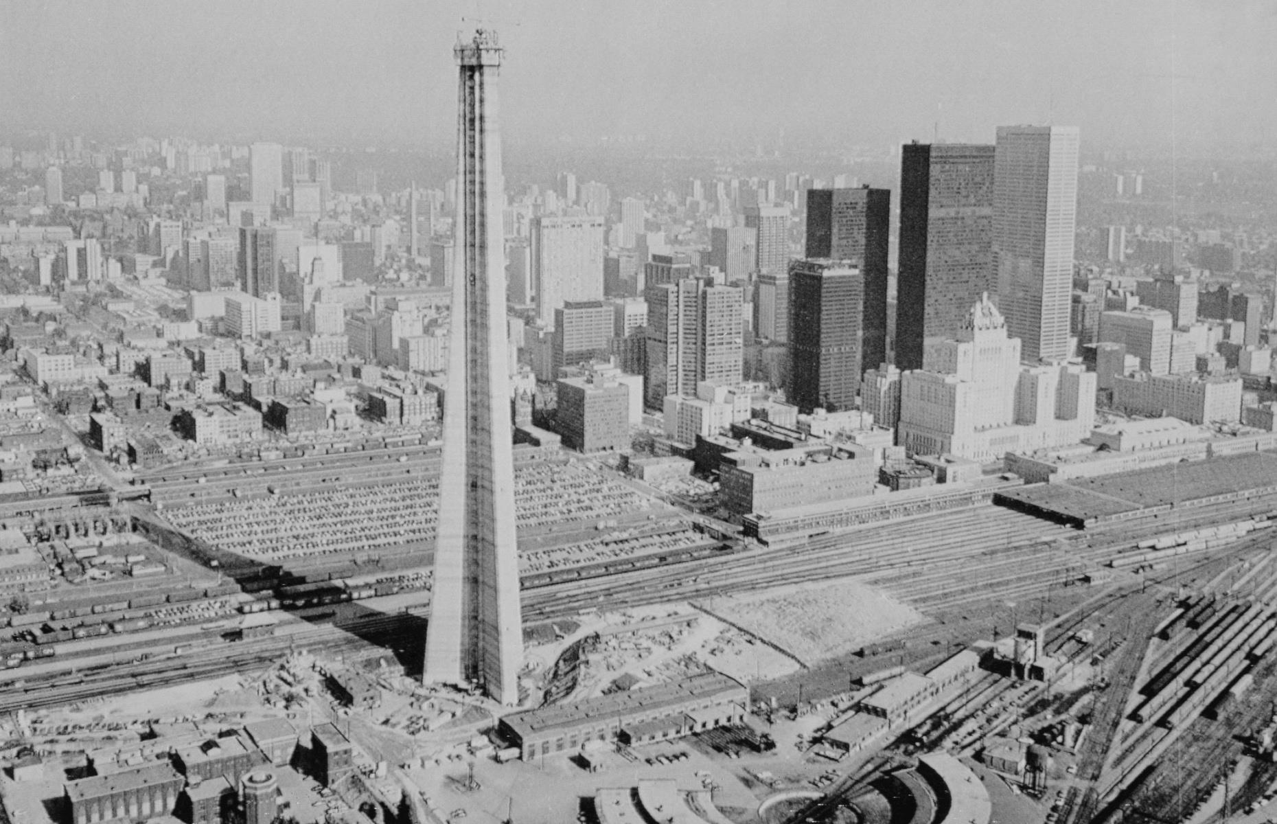 Then: CN Tower, Toronto, Ontario