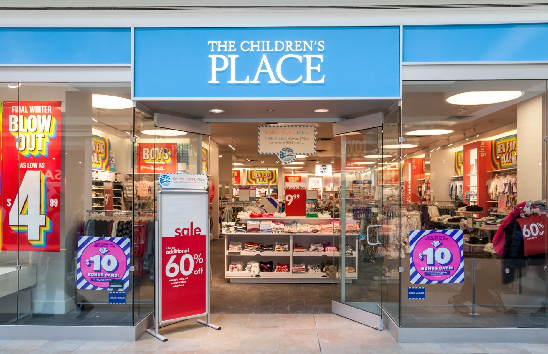 The Children’s Place: 300 stores