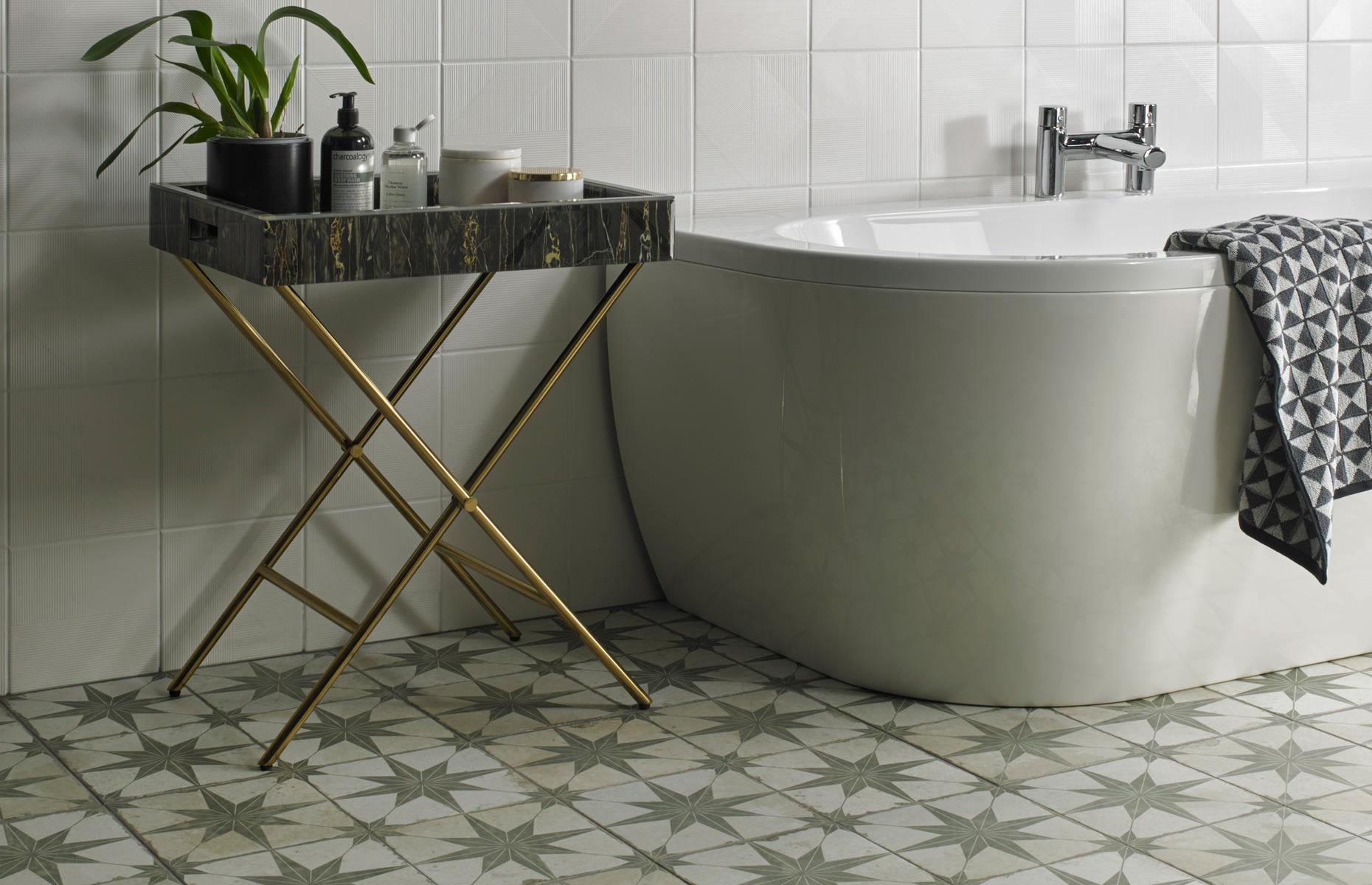 Keep a statement floor subtle