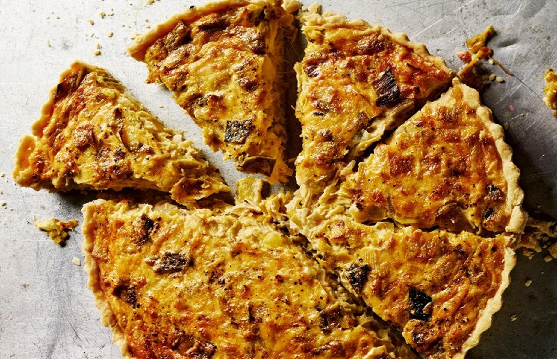 Leek tart