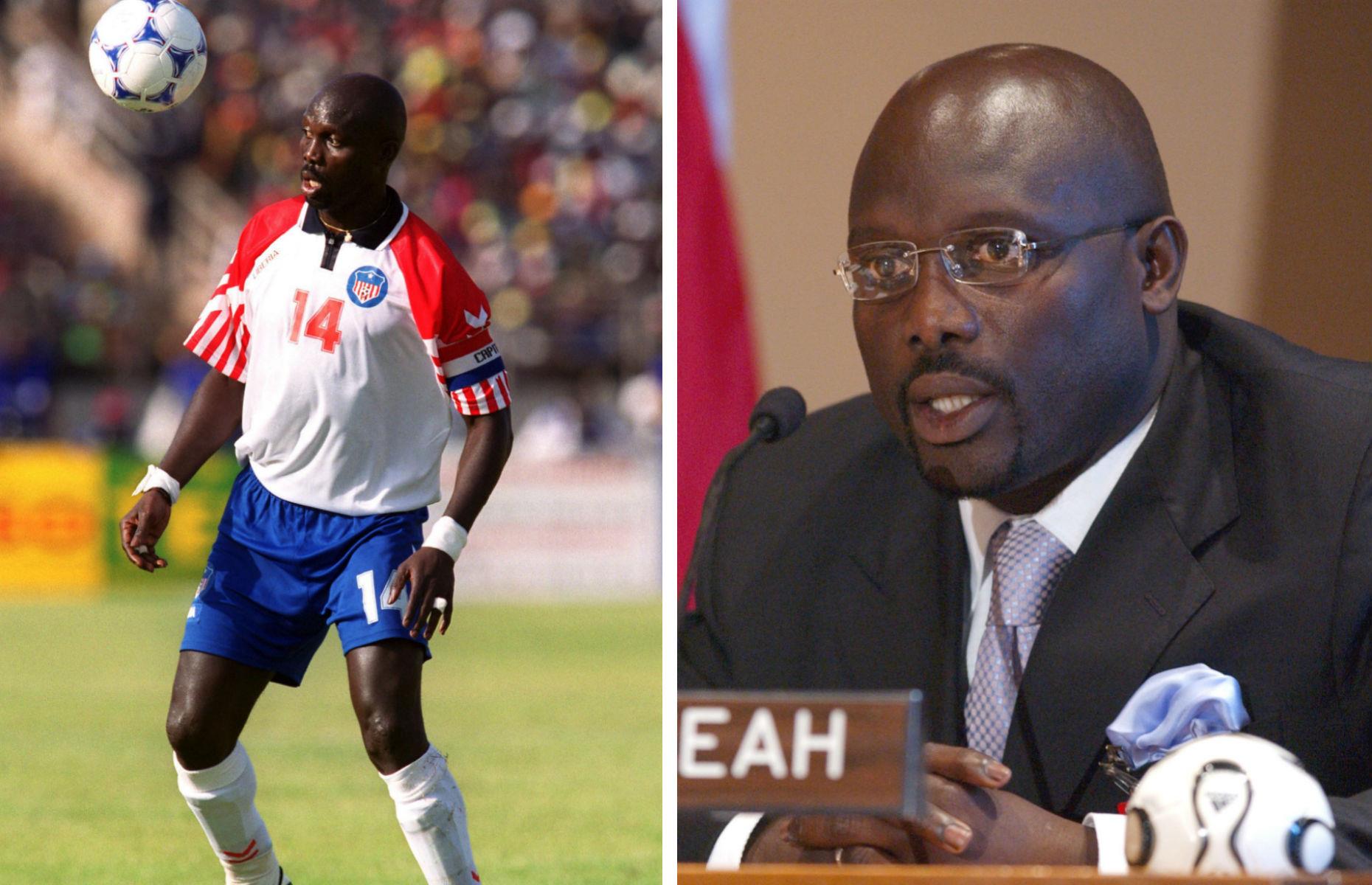 George Weah, President of Liberia: Soccer player
