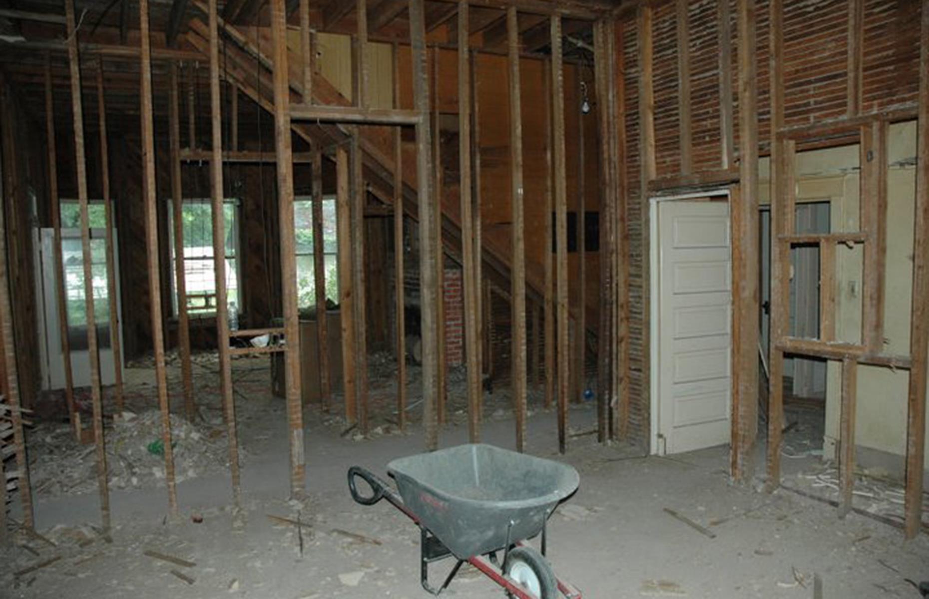 Before: the dining room