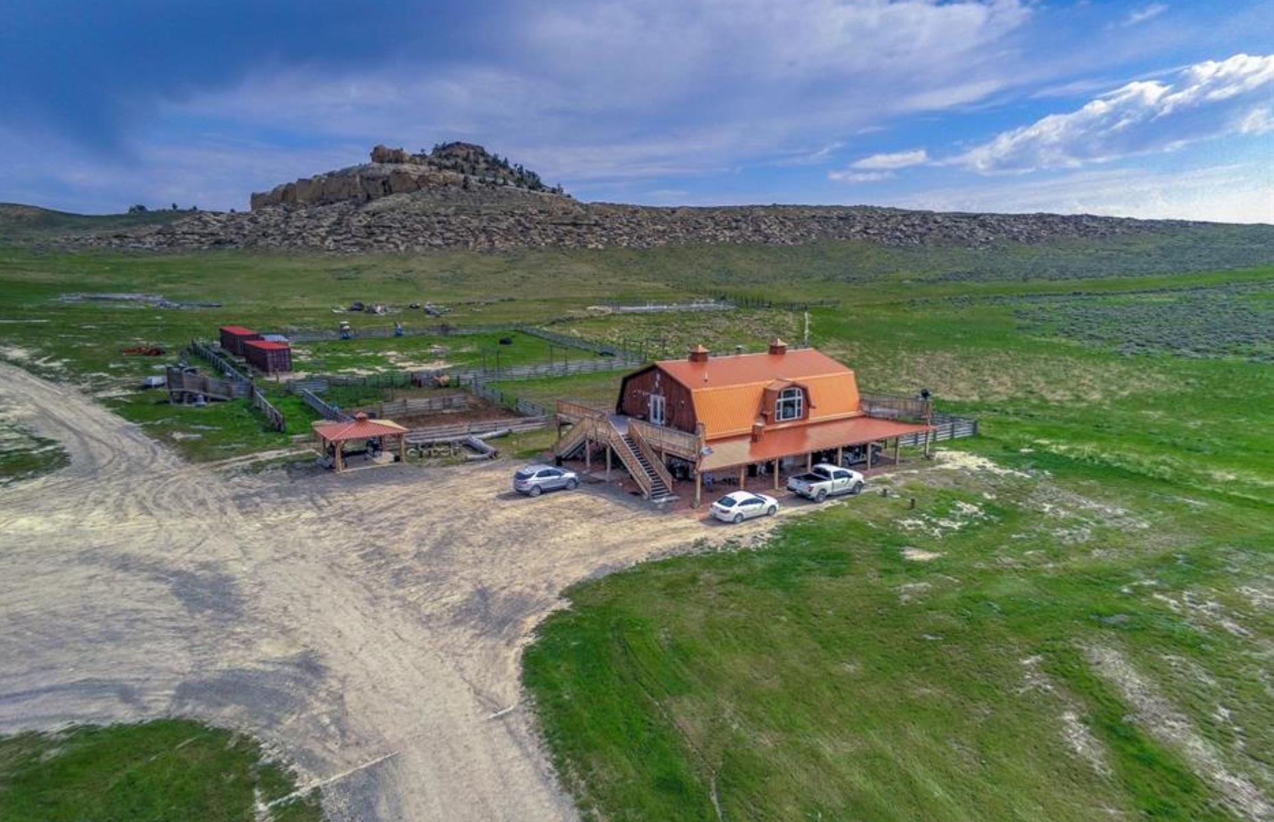 Kanye's Monster Lake Ranch, Wyoming, USA